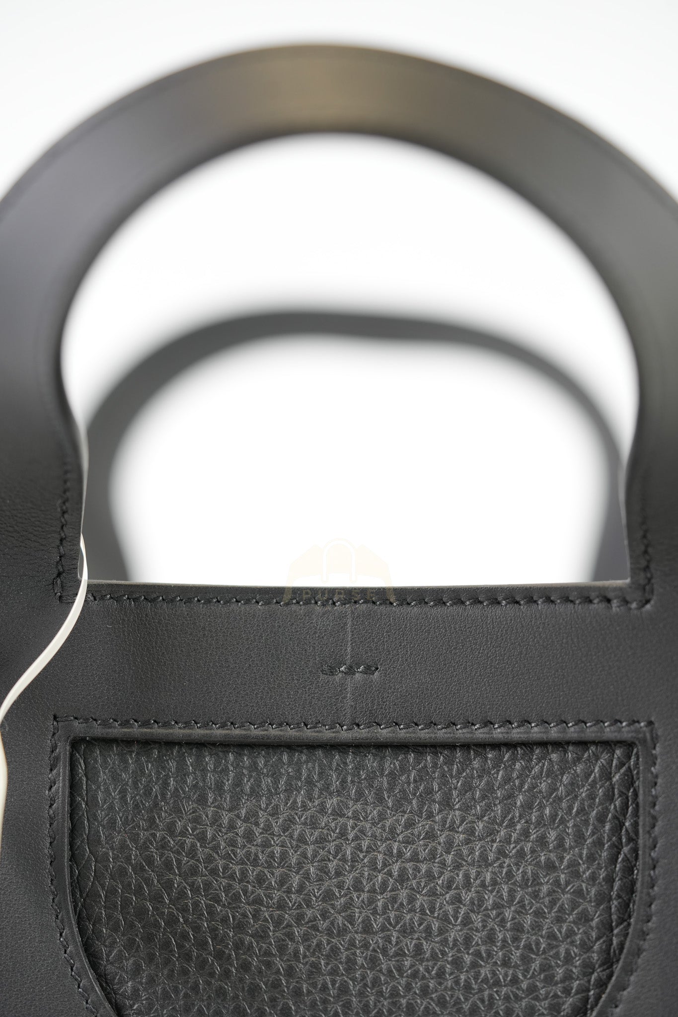 In The Loop 22 in Black Togo Leather and Palladium Hardware Stamp K (2025) | Purse Maison Luxury Bags Shop