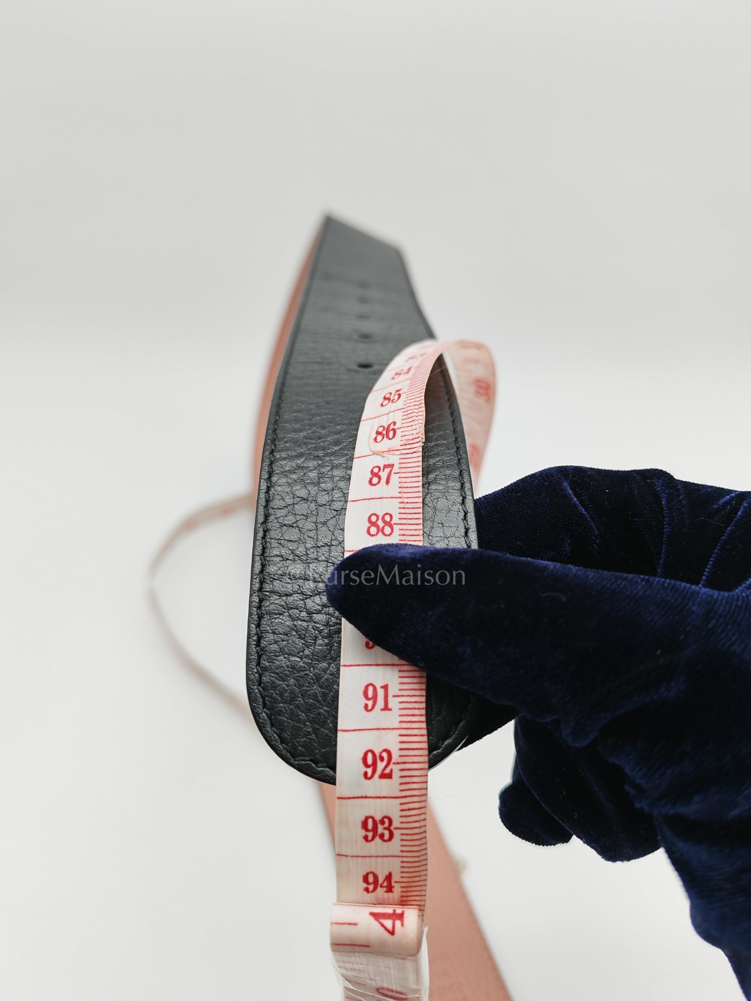 Interlocking G 1973 Reversible Belt in Black/Pink Leather 80cm | Purse Maison Luxury Bags Shop
