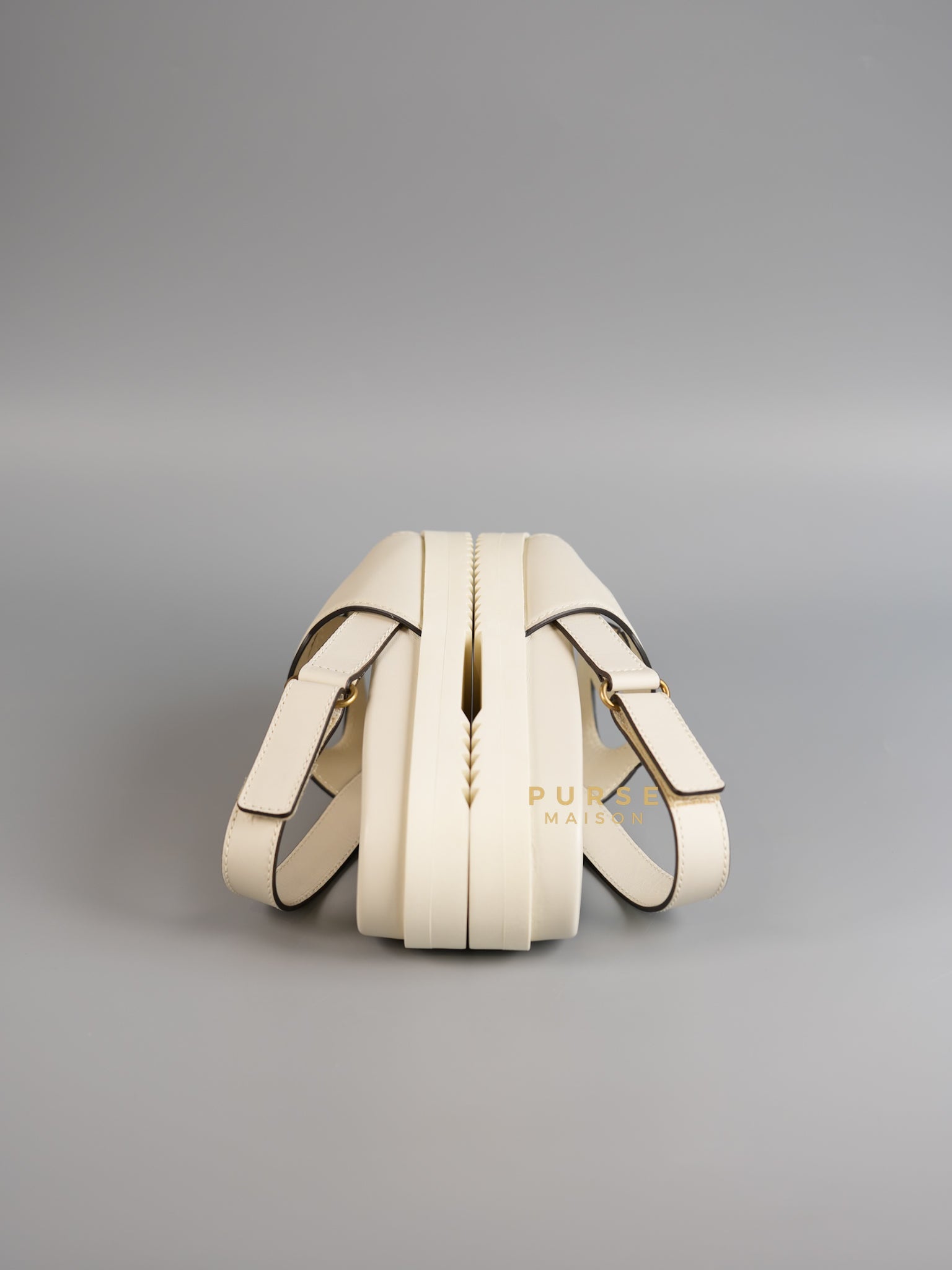 Interlocking G Cutout Sandals in White Size 37 (24.5cm) | Purse Maison Luxury Bags Shop