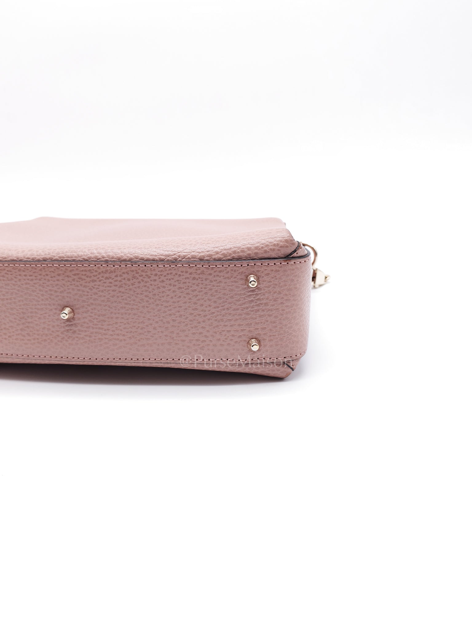 Interlocking G Medium Top Handle in Pink Grained Calfskin Leather Crossbody Bag | Purse Maison Luxury Bags Shop