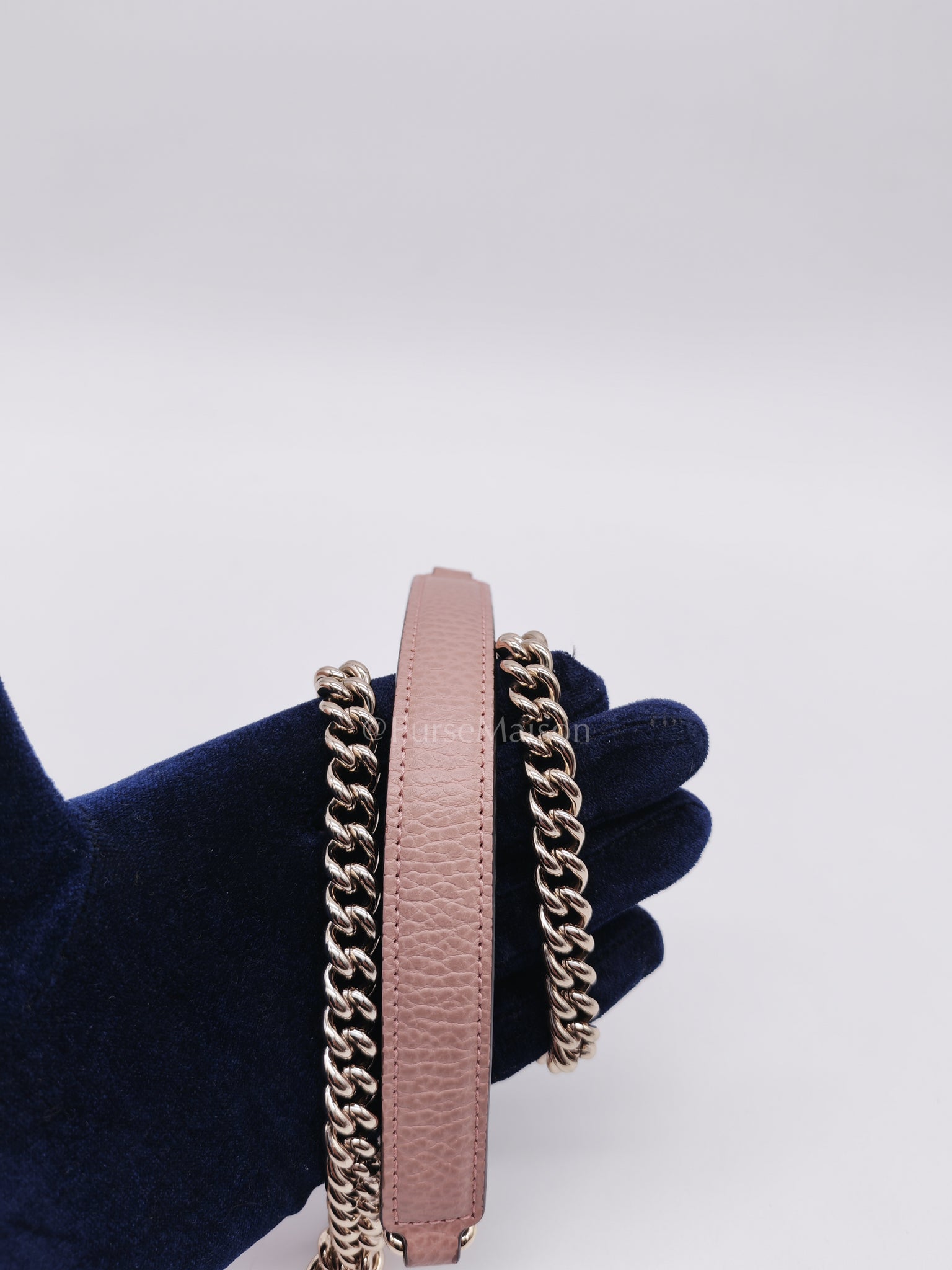 Interlocking G Medium Top Handle in Pink Grained Calfskin Leather Crossbody Bag | Purse Maison Luxury Bags Shop