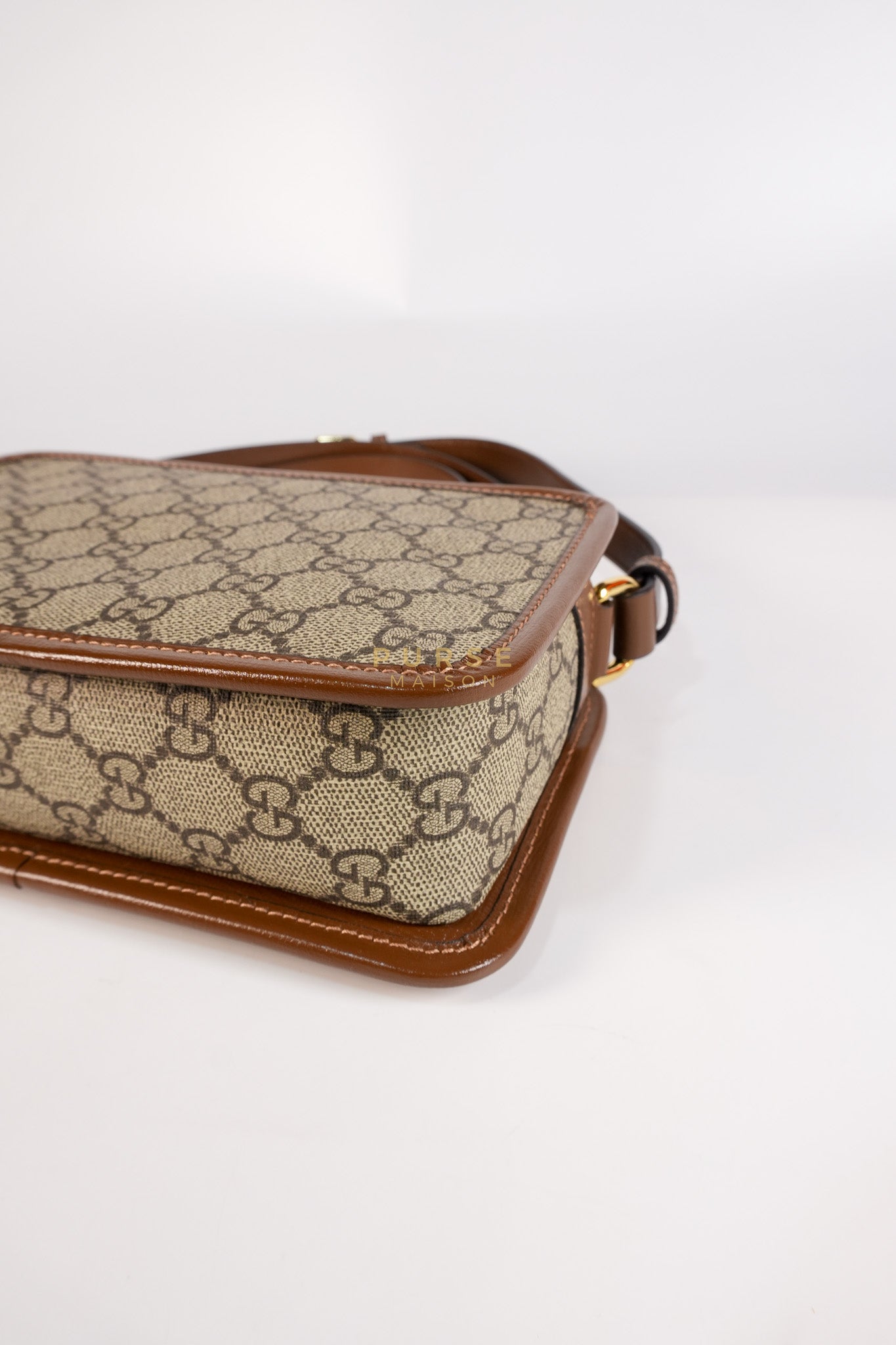 Interlocking G Small Messenger Bag in Supreme Monogram Canvas | Purse Maison Luxury Bags Shop