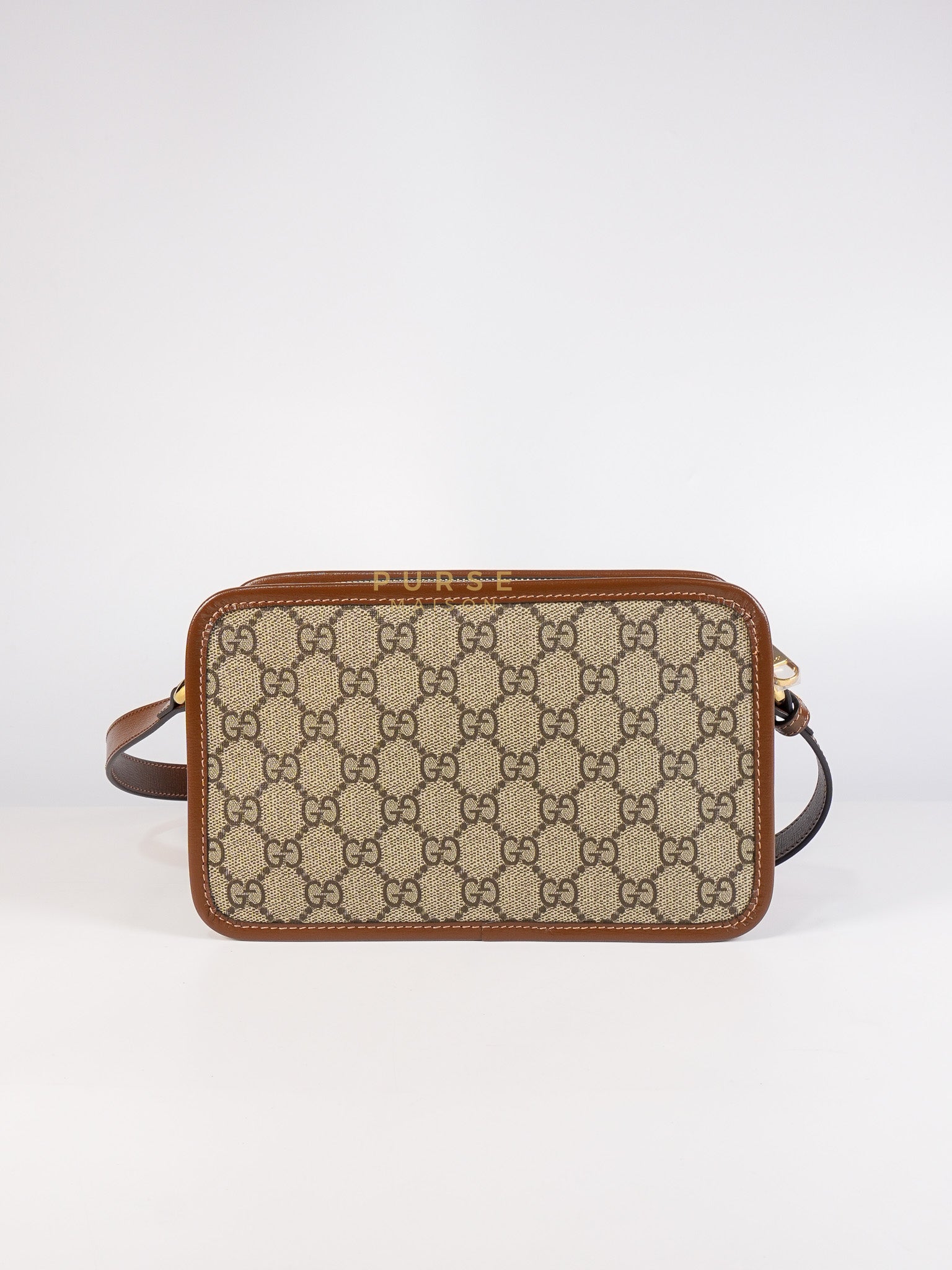 Interlocking G Small Messenger Bag in Supreme Monogram Canvas | Purse Maison Luxury Bags Shop