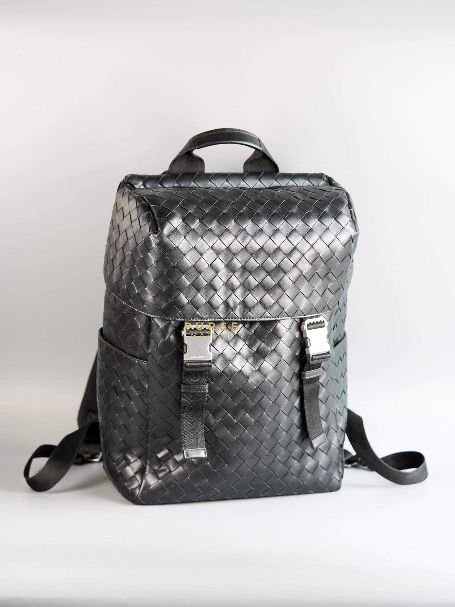 Intrecciato Flap Hombre Backpack | Purse Maison Luxury Bags Shop