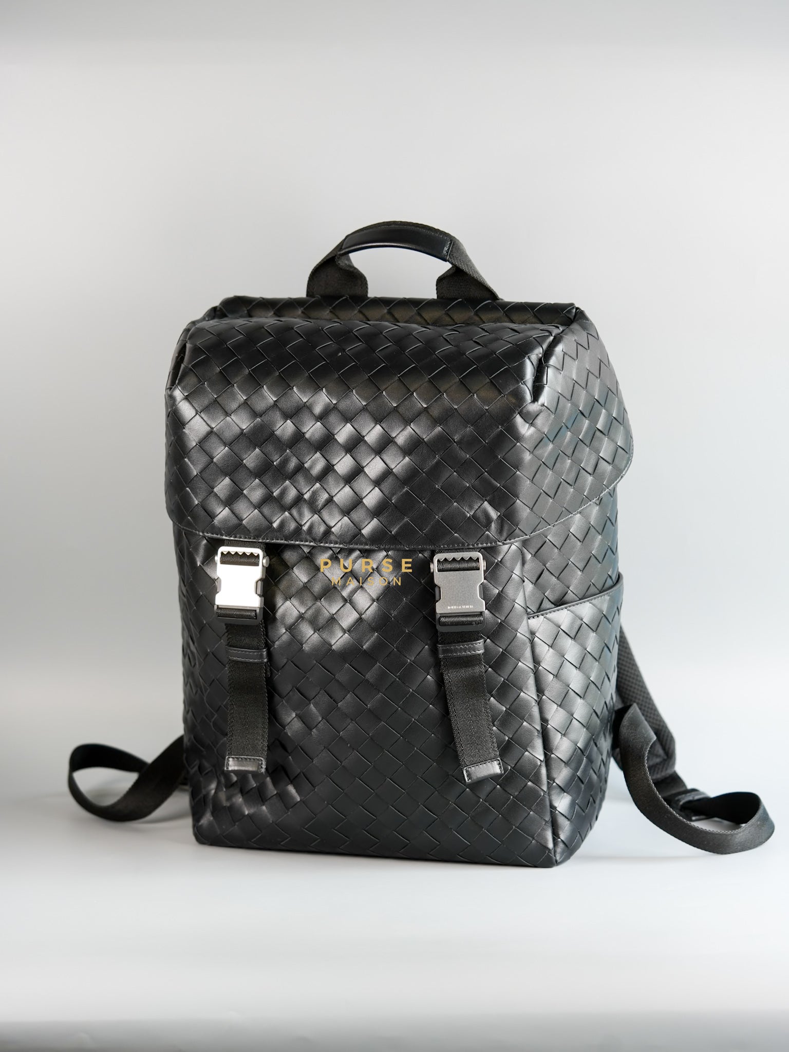 Intrecciato Flap Hombre Backpack | Purse Maison Luxury Bags Shop