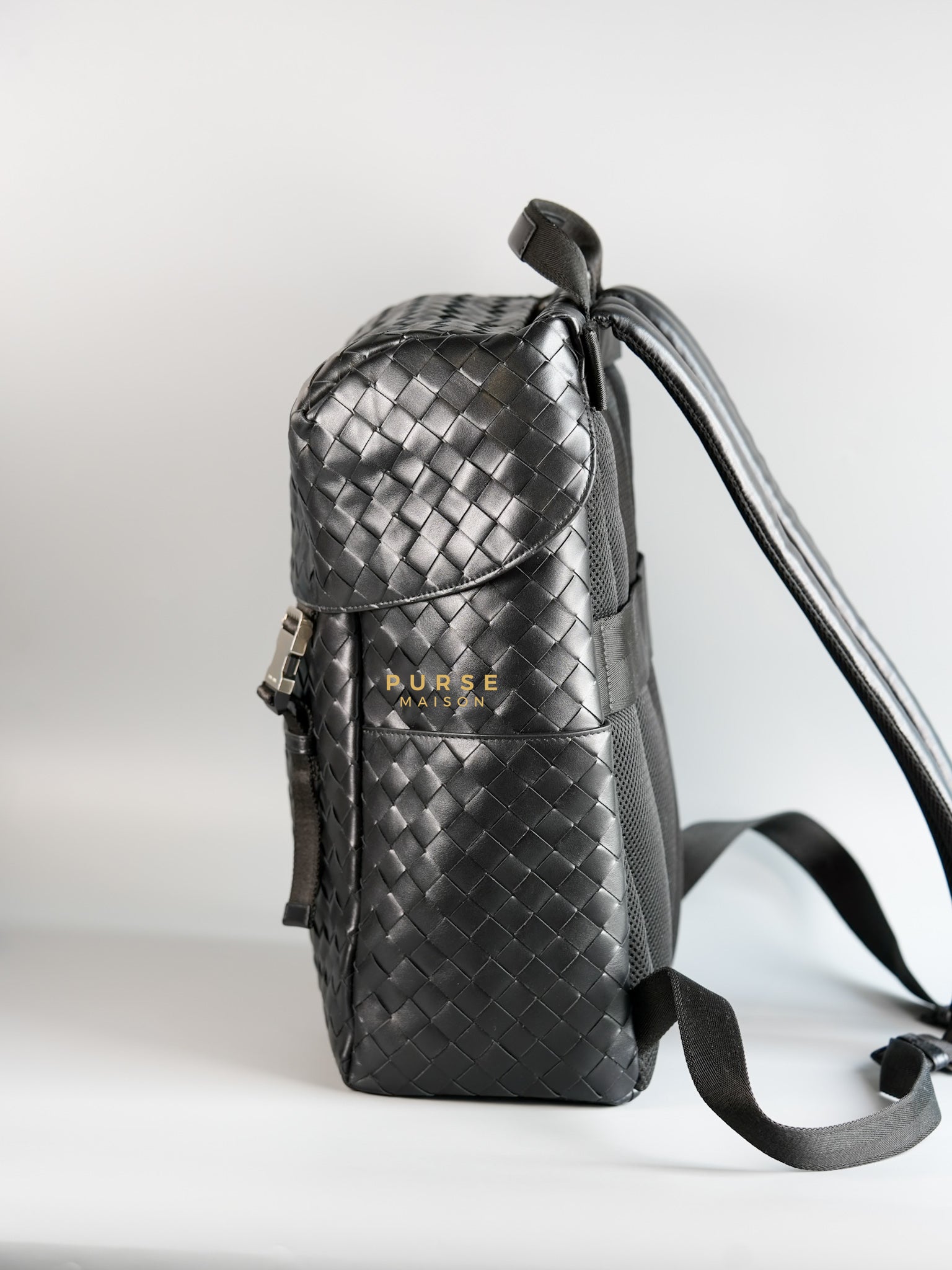 Intrecciato Flap Hombre Backpack | Purse Maison Luxury Bags Shop