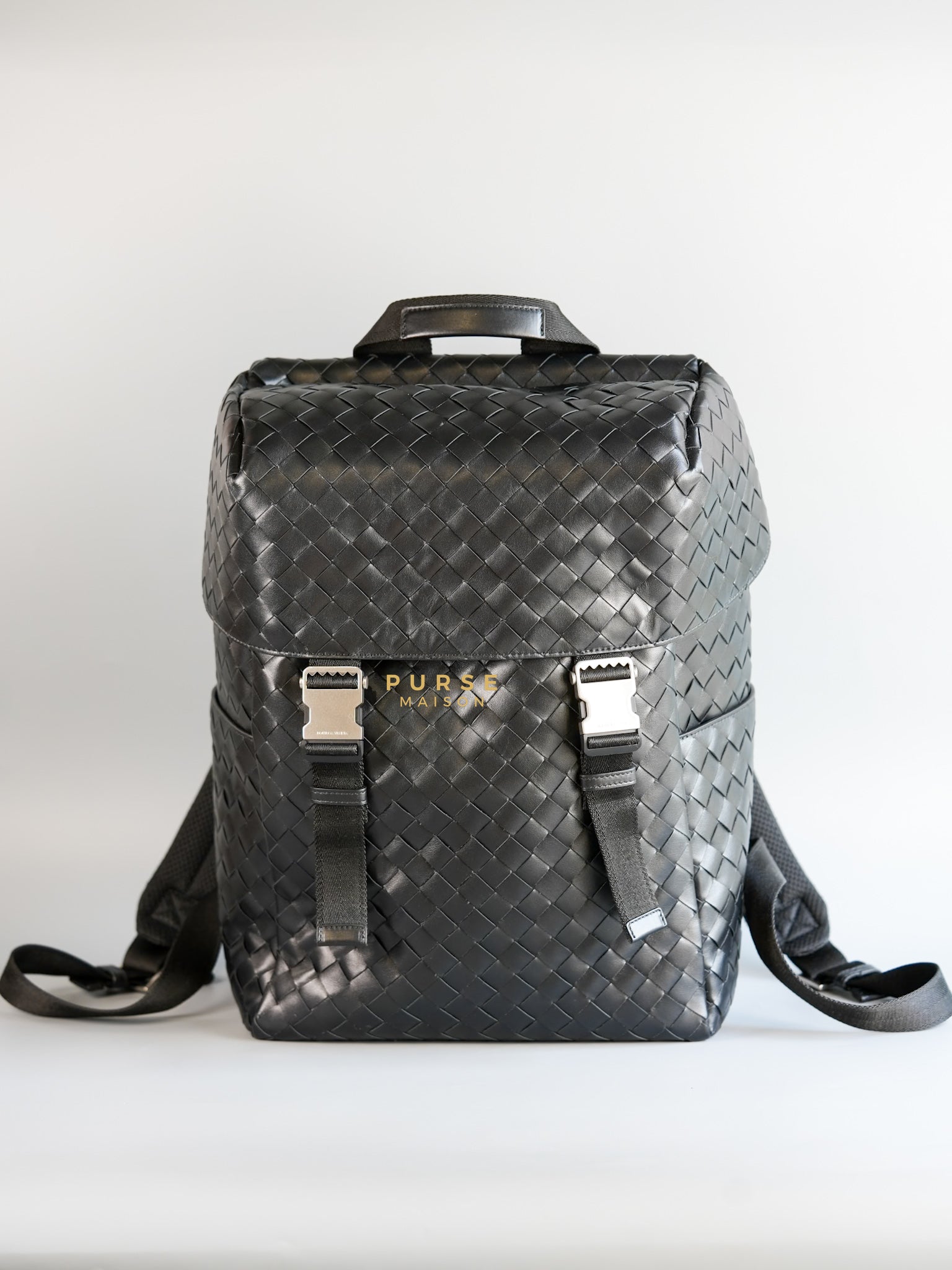 Intrecciato Flap Hombre Backpack | Purse Maison Luxury Bags Shop