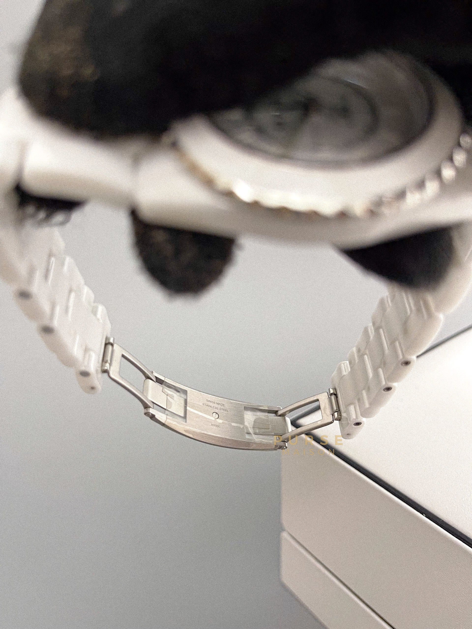 J12 Phantom White Dial Watch for Women | Purse Maison Luxury Bags Shop