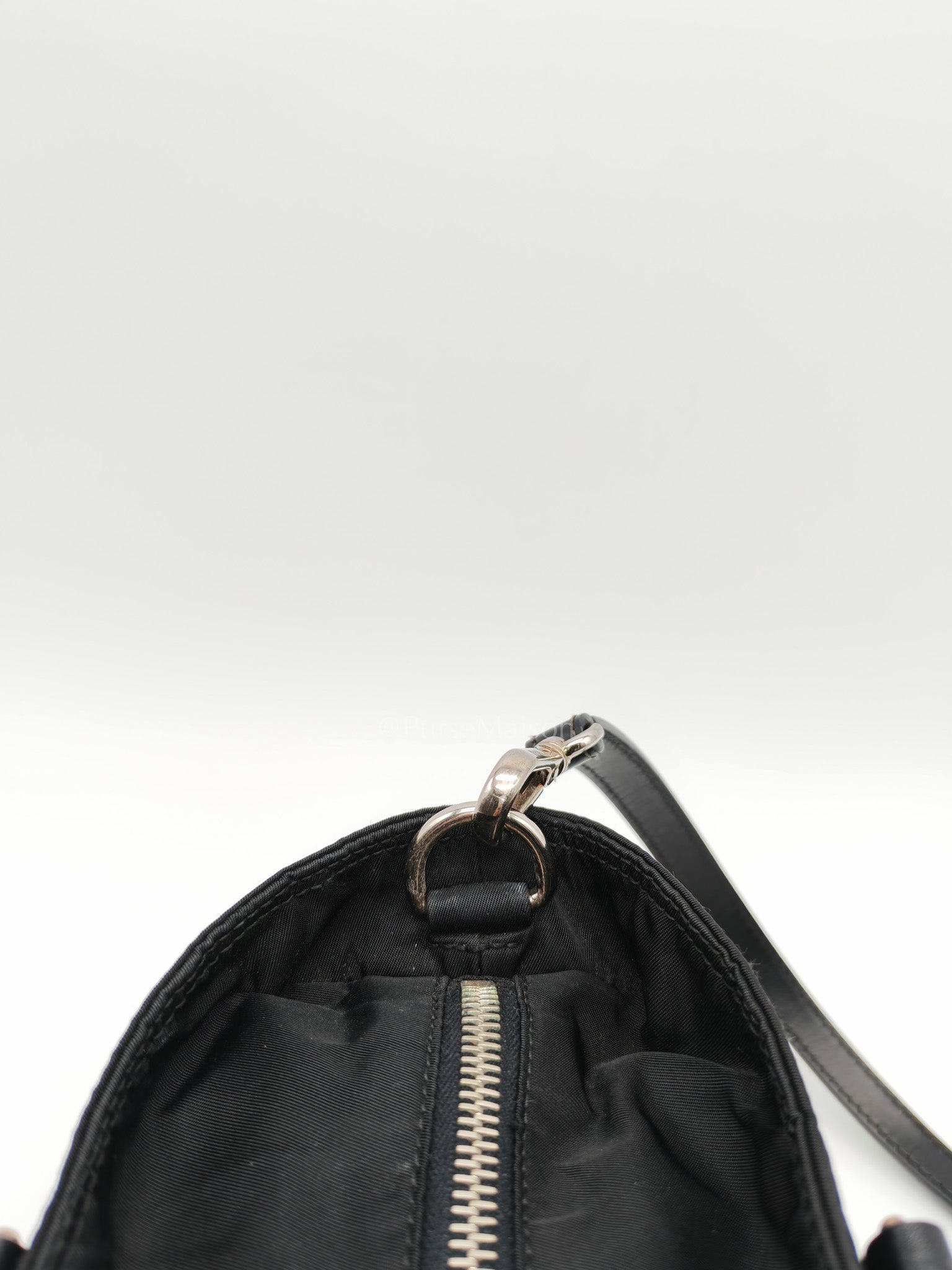 Prada Tessuto Nylon + Saffiano leather 2-way Tote Bag Mini