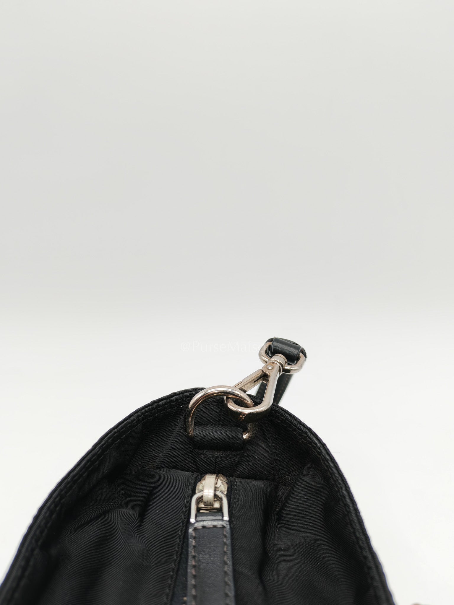 Prada Tessuto Nylon + Saffiano leather 2-way Tote Bag Mini