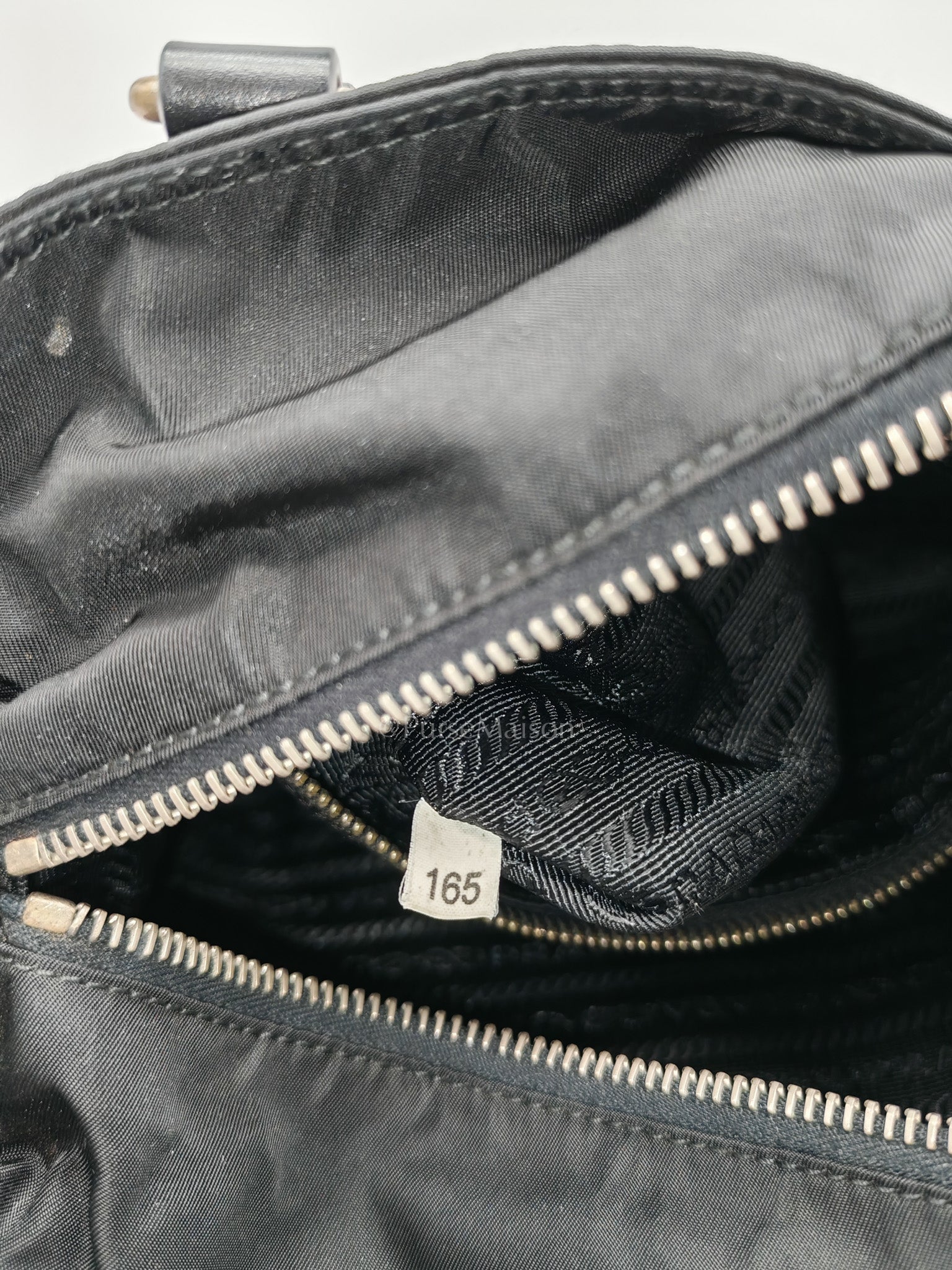Prada Tessuto Nylon + Saffiano leather 2-way Tote Bag Mini