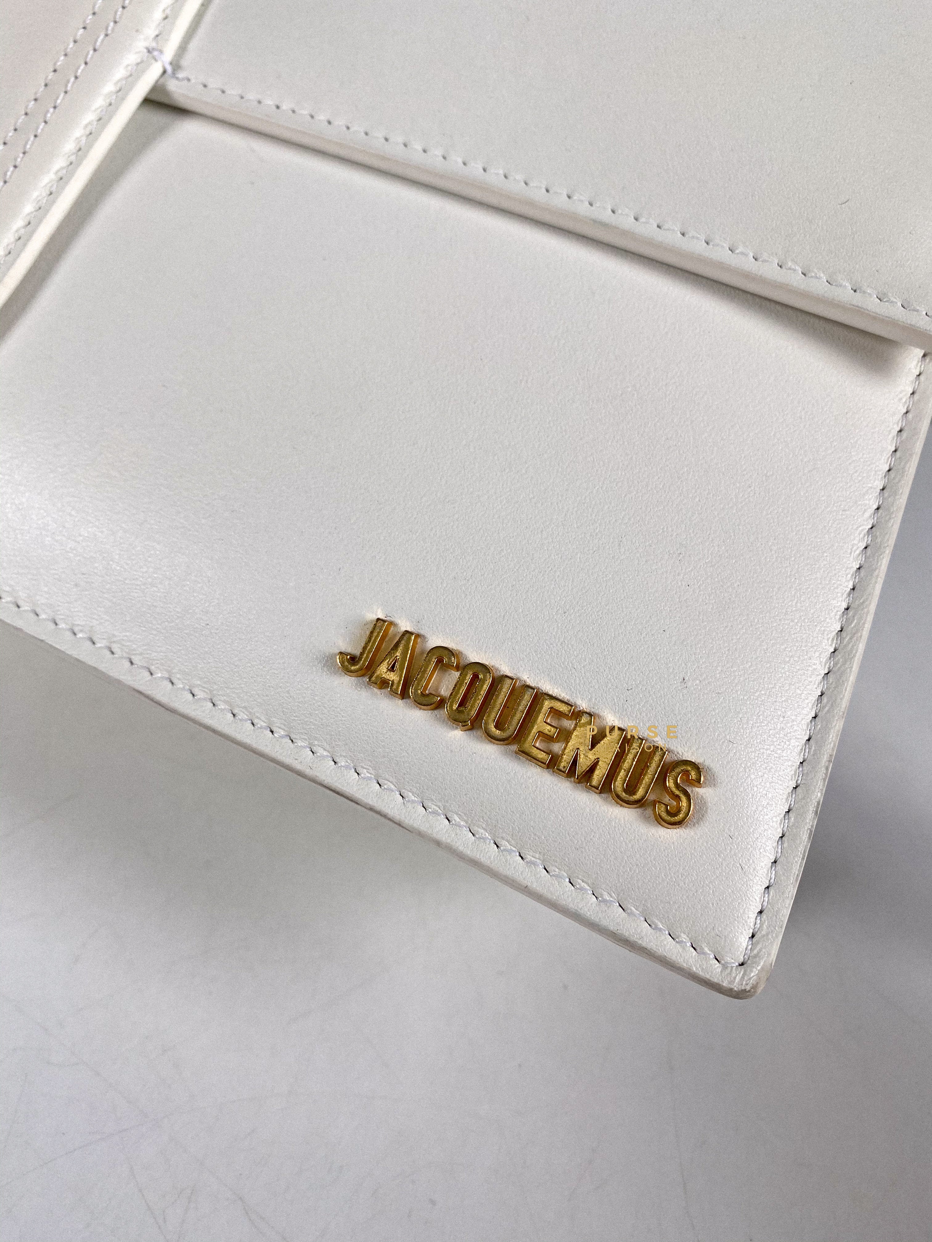 Jacquemus Le Bambinou Top Handle White | Purse Maison Luxury Bags Shop