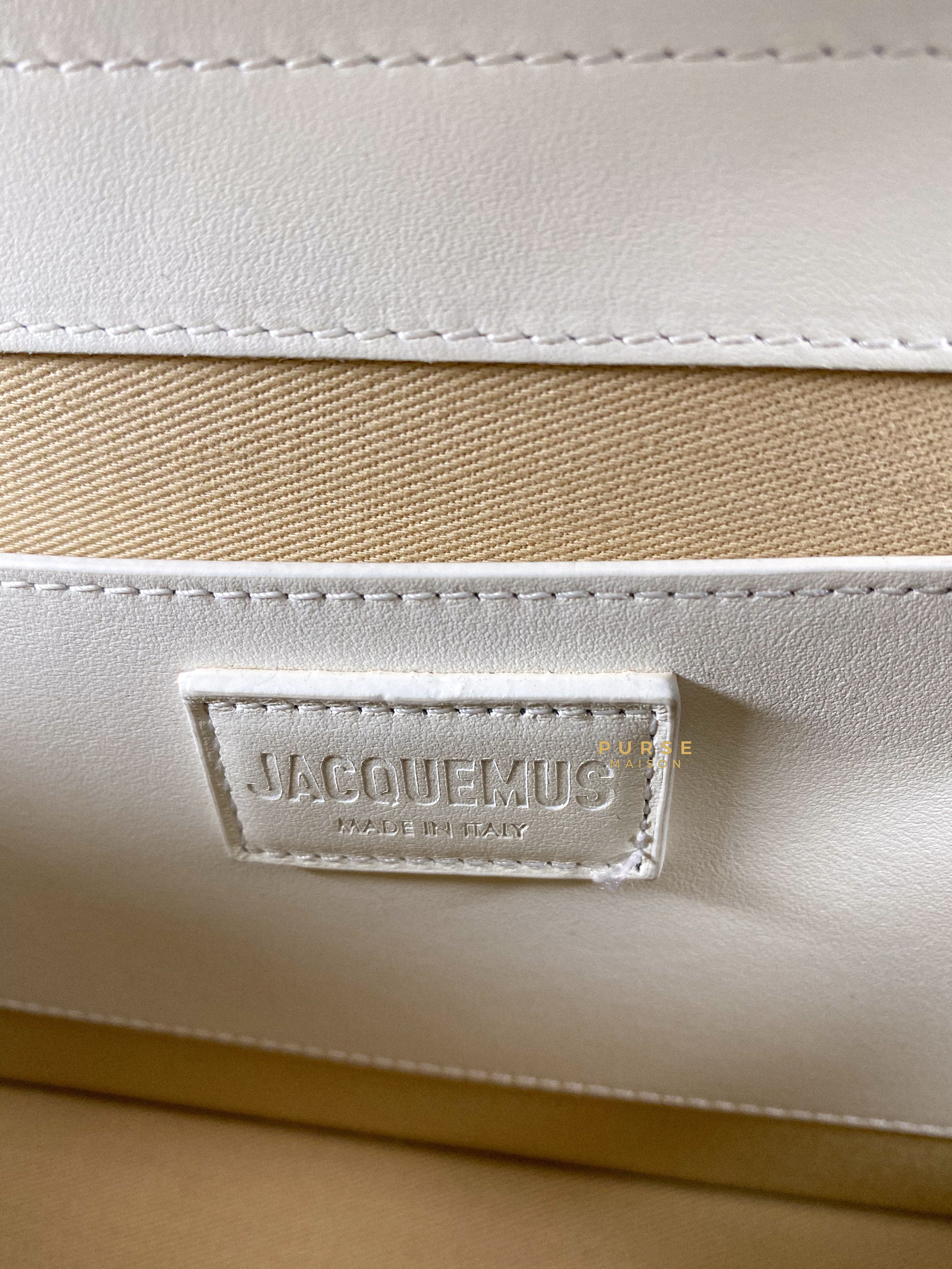 Jacquemus Le Bambinou Top Handle White | Purse Maison Luxury Bags Shop