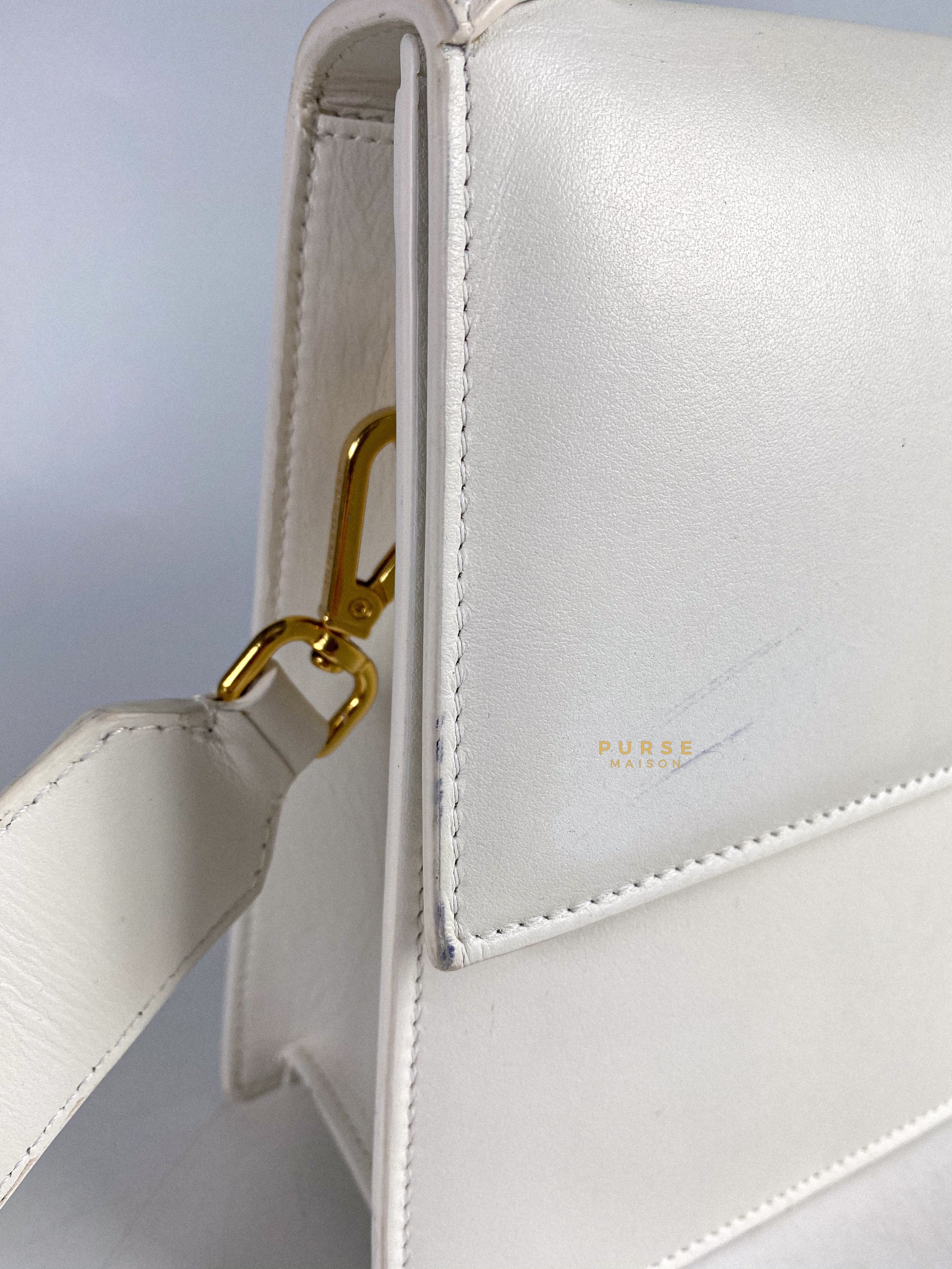 Jacquemus Le Bambinou Top Handle White | Purse Maison Luxury Bags Shop