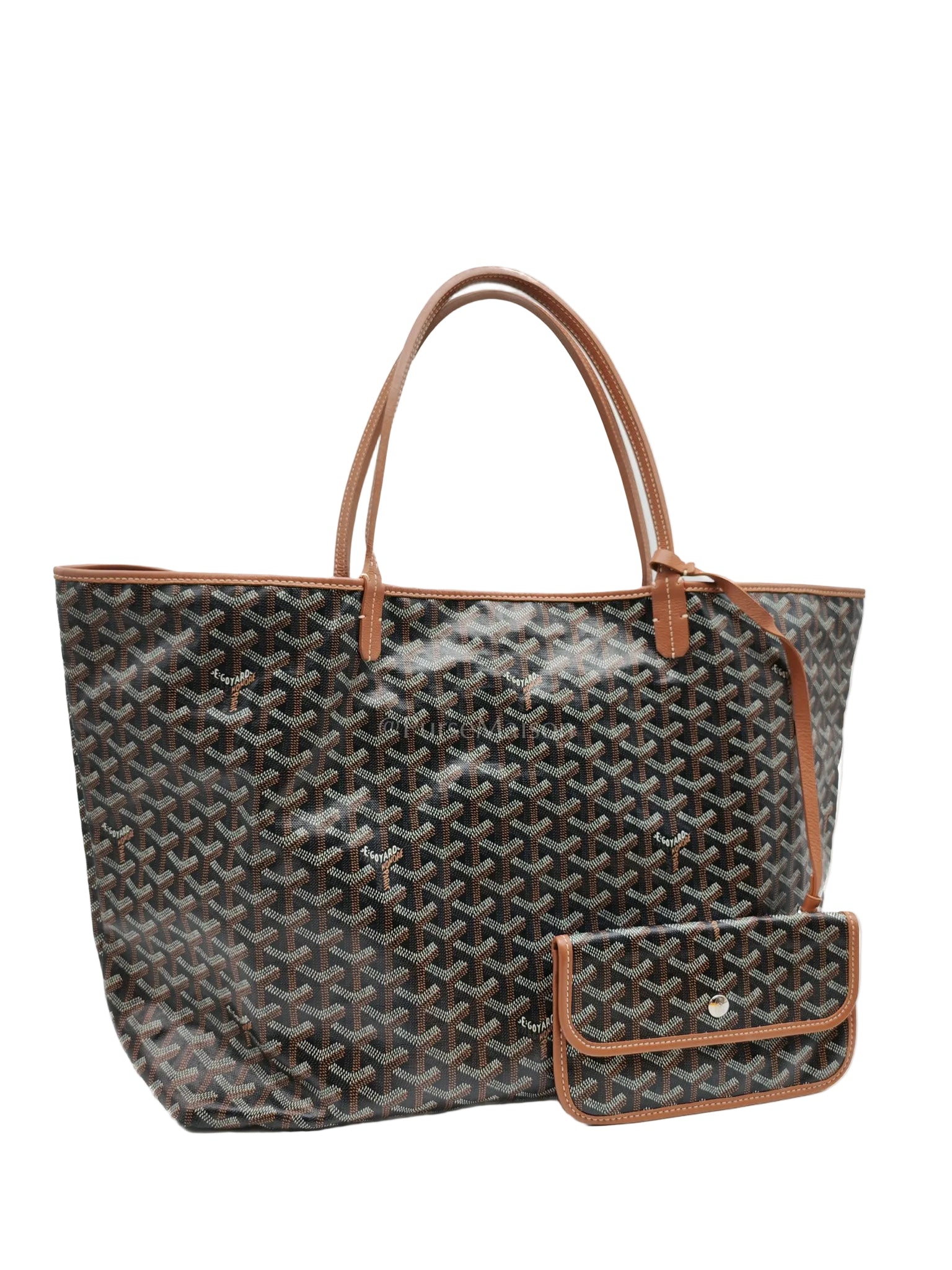 Goyard Saint Louis GM Tan in Goyardine Canvas Tote Bag