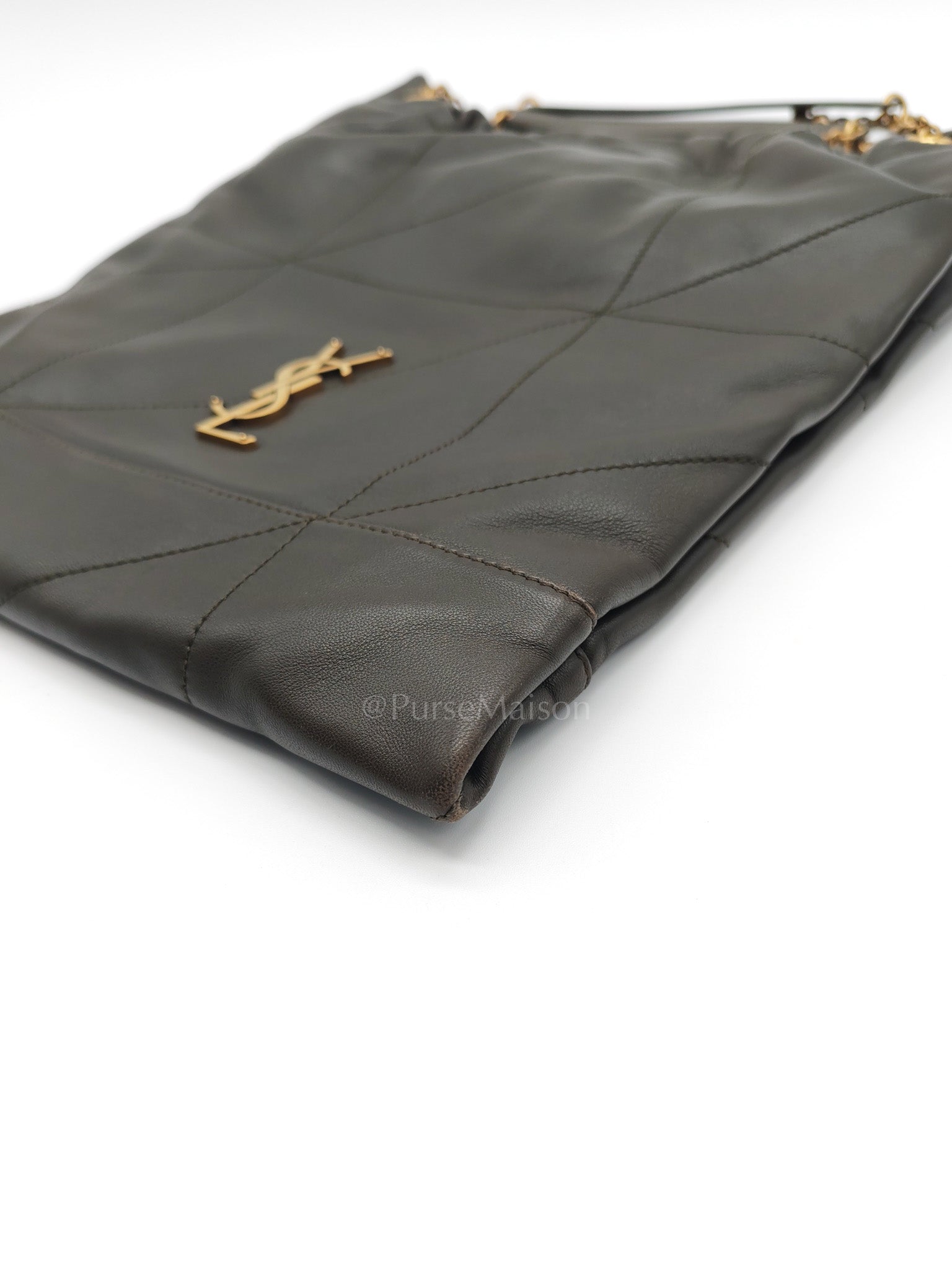 Jamie Pochon in Light Musk Lambskin Leather Gold Hardware | Purse Maison Luxury Bags Shop