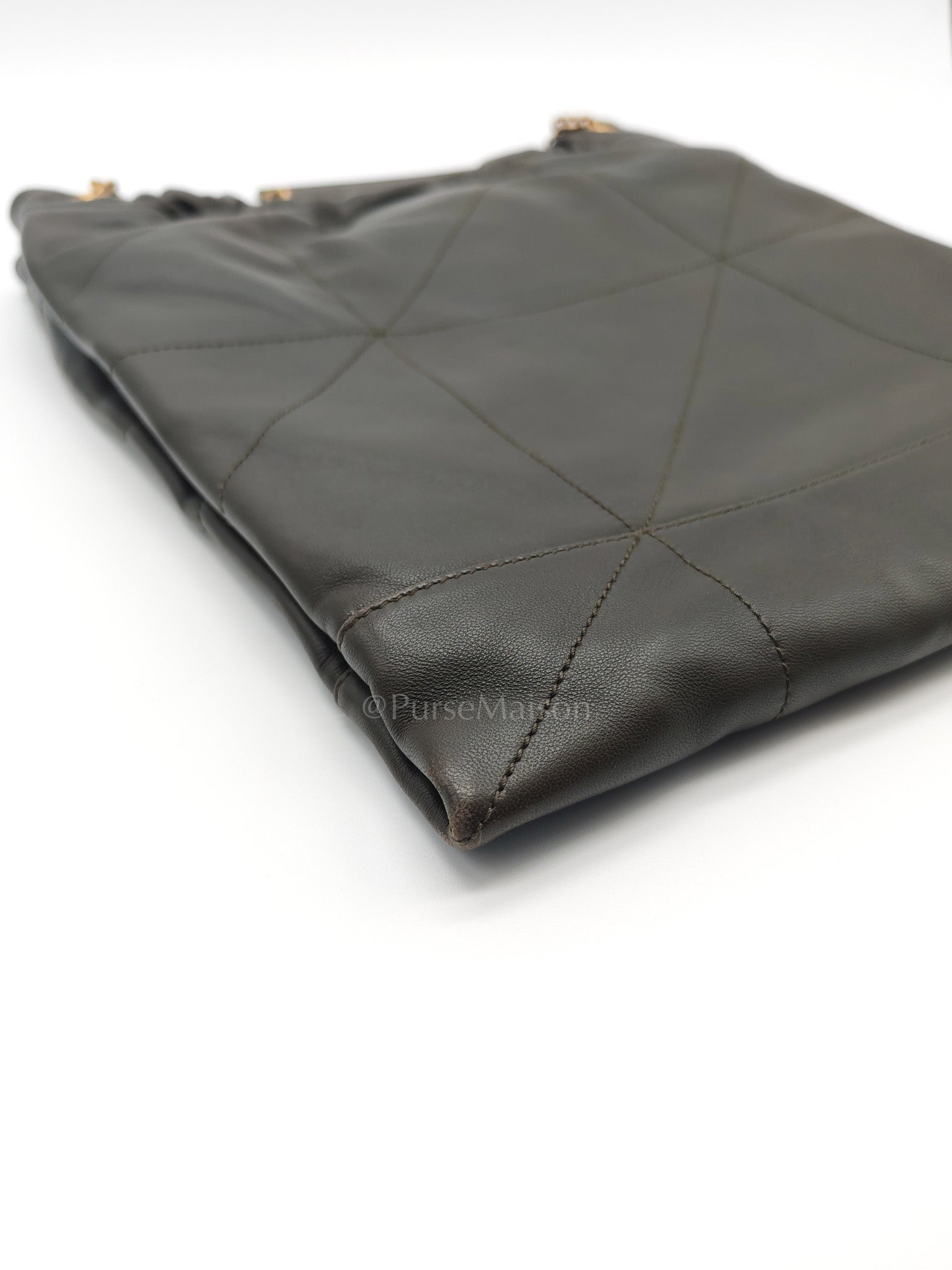 Jamie Pochon in Light Musk Lambskin Leather Gold Hardware | Purse Maison Luxury Bags Shop