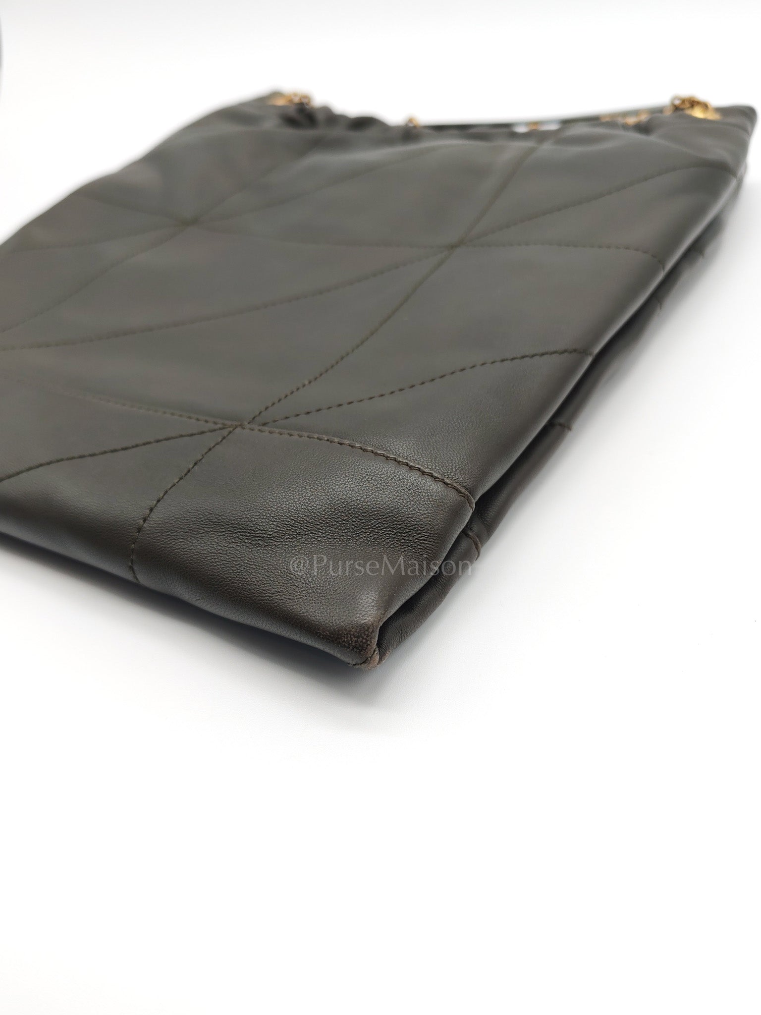 Jamie Pochon in Light Musk Lambskin Leather Gold Hardware | Purse Maison Luxury Bags Shop