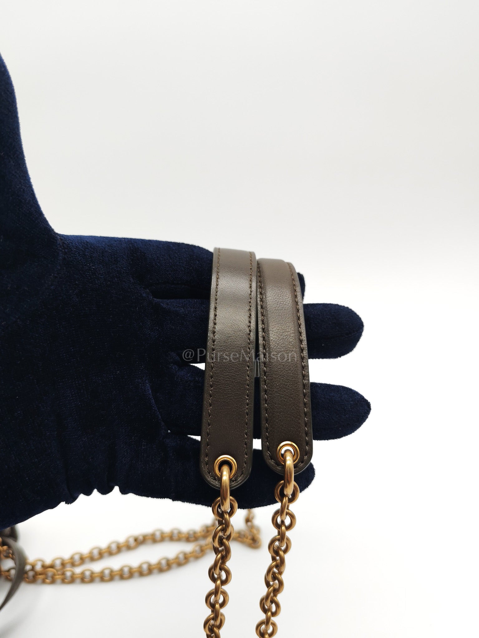 Jamie Pochon in Light Musk Lambskin Leather Gold Hardware | Purse Maison Luxury Bags Shop