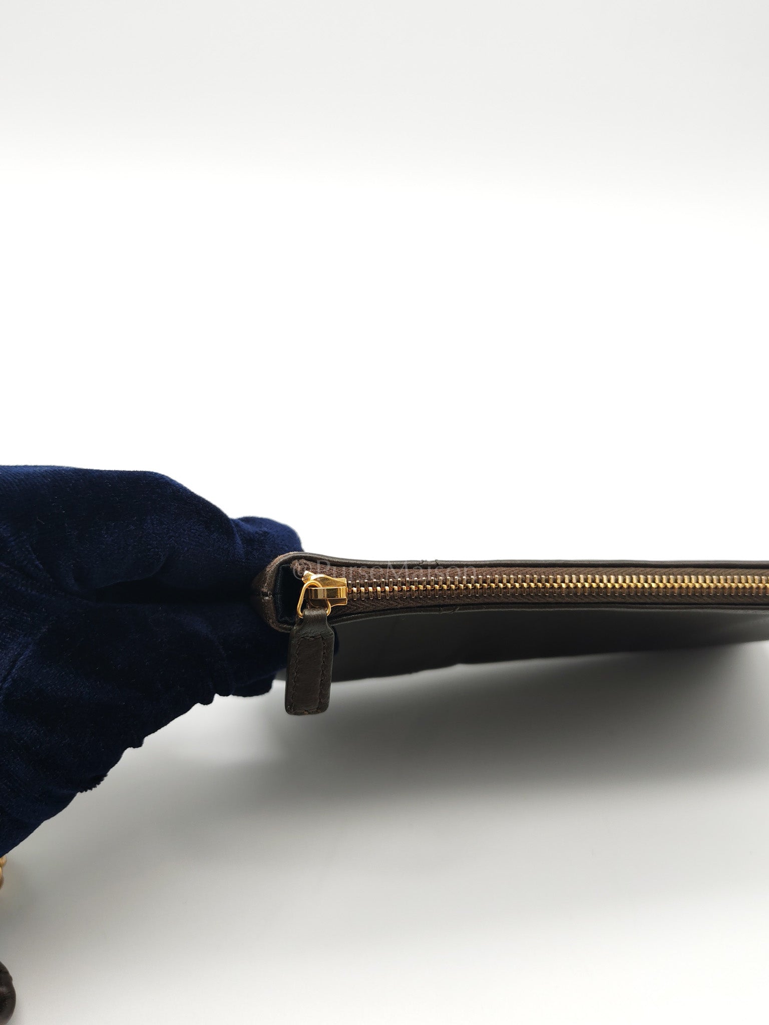 Jamie Pochon in Light Musk Lambskin Leather Gold Hardware | Purse Maison Luxury Bags Shop