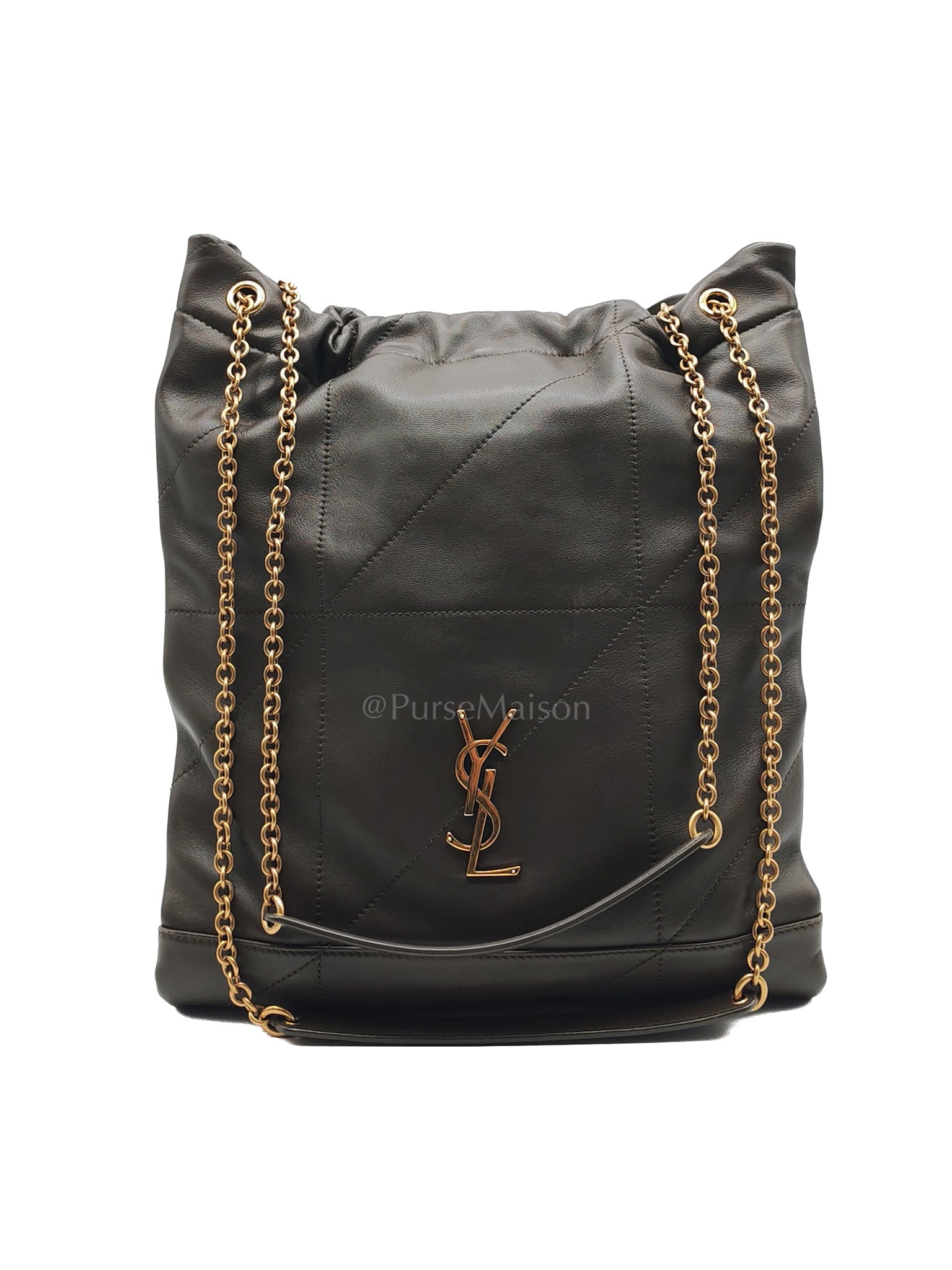 Jamie Pochon in Light Musk Lambskin Leather Gold Hardware | Purse Maison Luxury Bags Shop