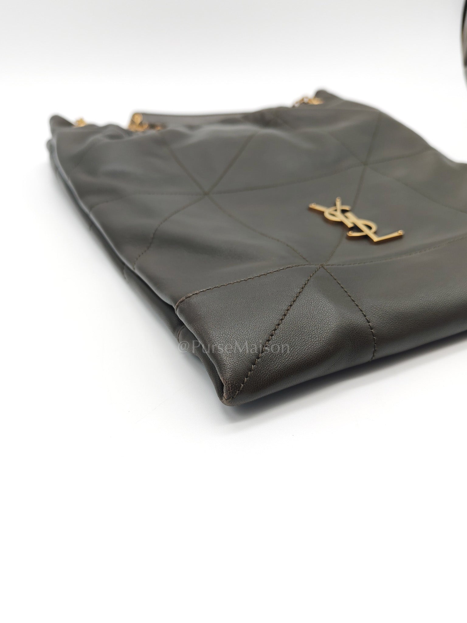 Jamie Pochon in Light Musk Lambskin Leather Gold Hardware | Purse Maison Luxury Bags Shop