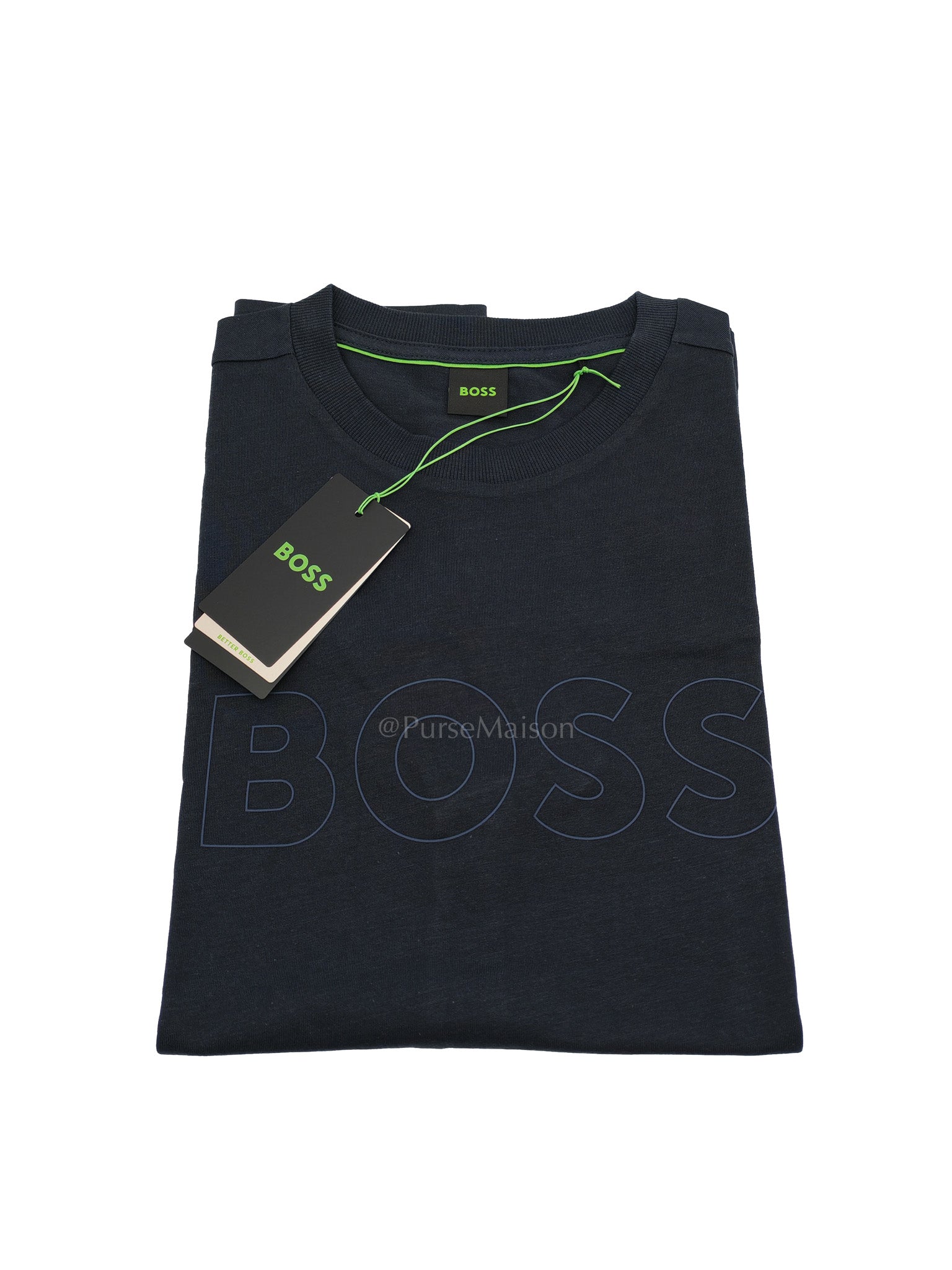 Jersey Cotton T-Shirt in Dark Blue for Men Size M | Purse Maison Luxury Bags Shop