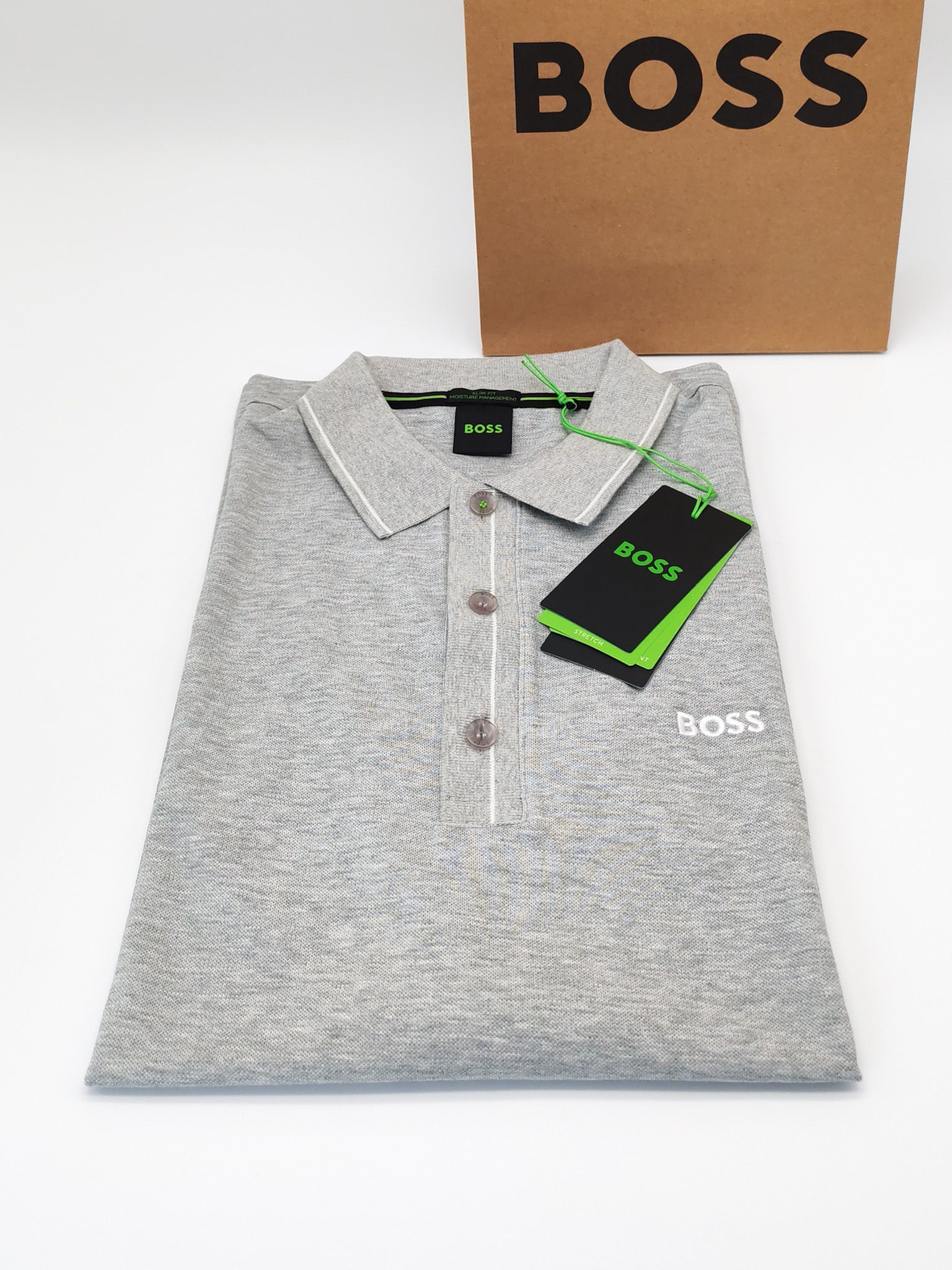 Jersey Polo Shirt in Gray for Men Size L | Purse Maison Luxury Bags Shop