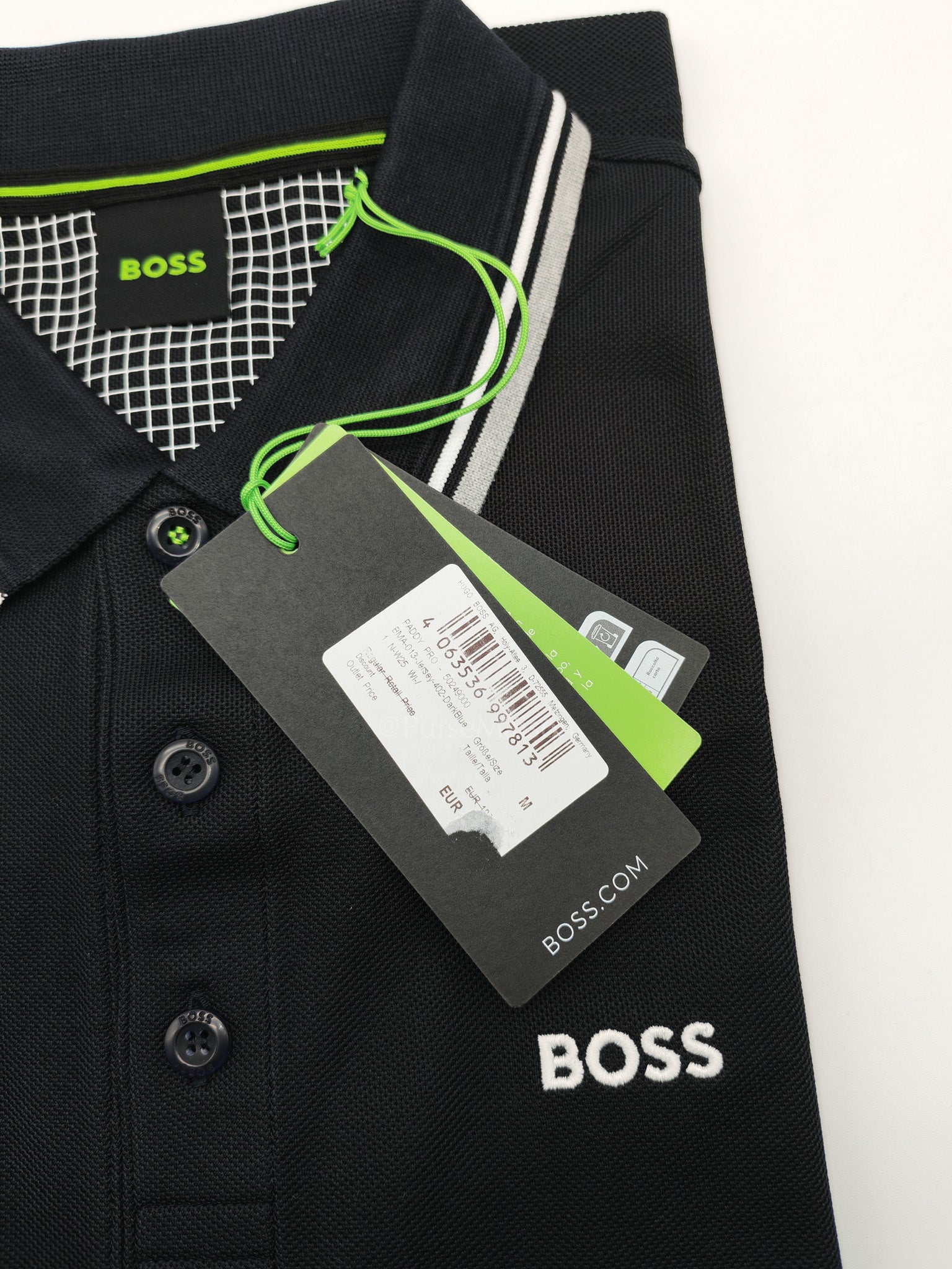 Jersey Polo Shirt in Navy for Men Size M | Purse Maison Luxury Bags Shop