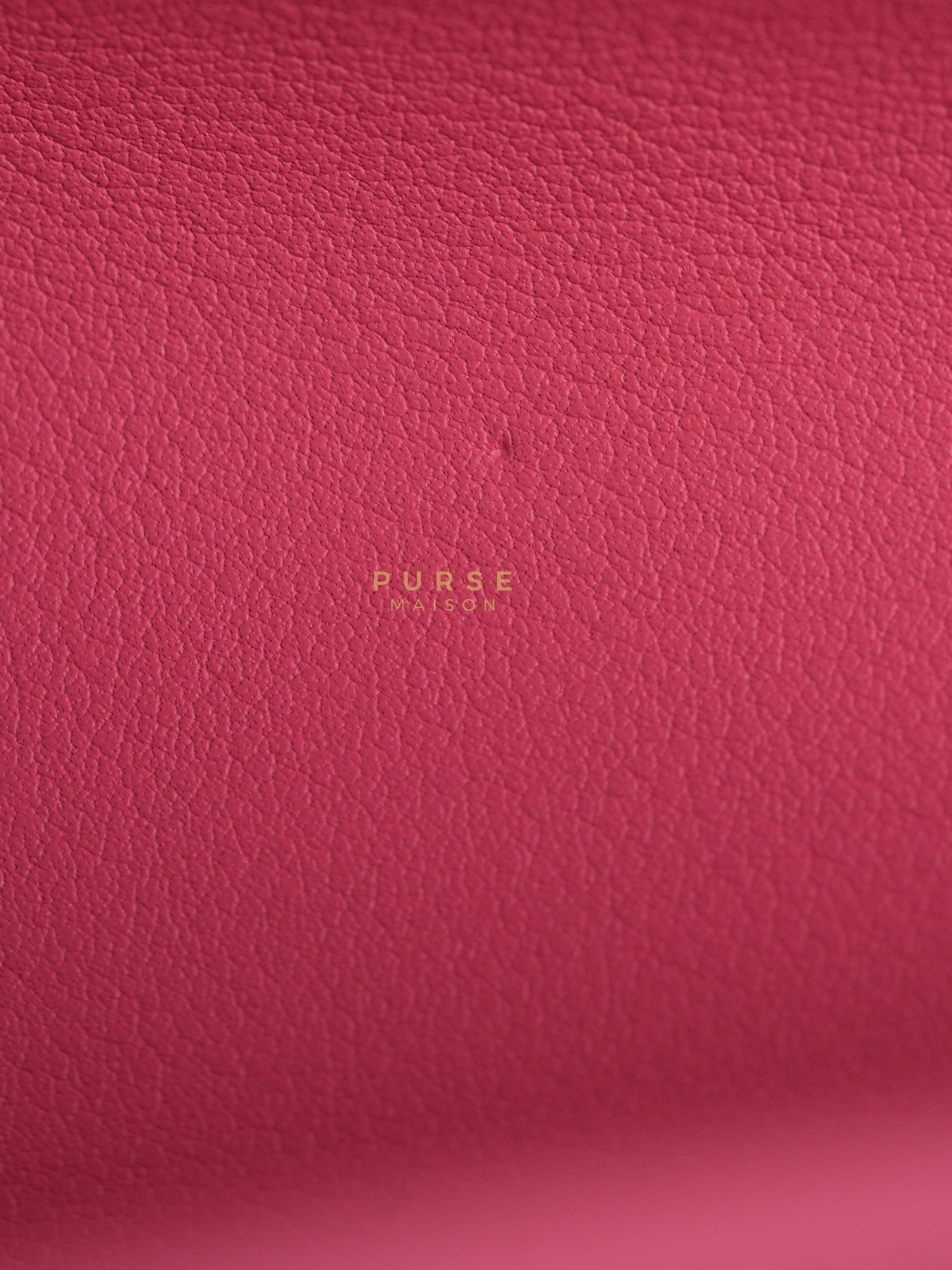 Jige Elan 29 Clutch in Rose Azalee Swift Leather Stamp C (2018) | Purse Maison Luxury Bags Shop