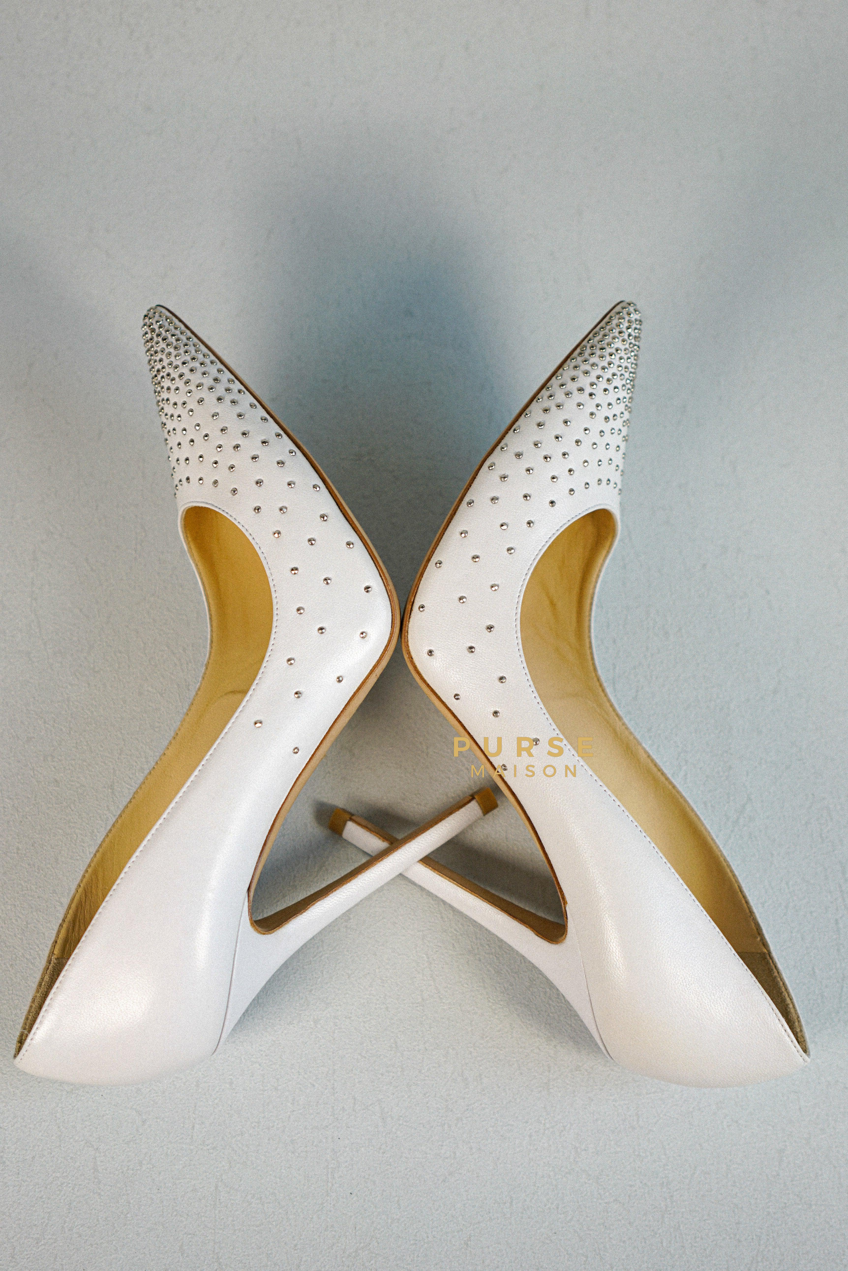 Jimmy choo white pumps deals