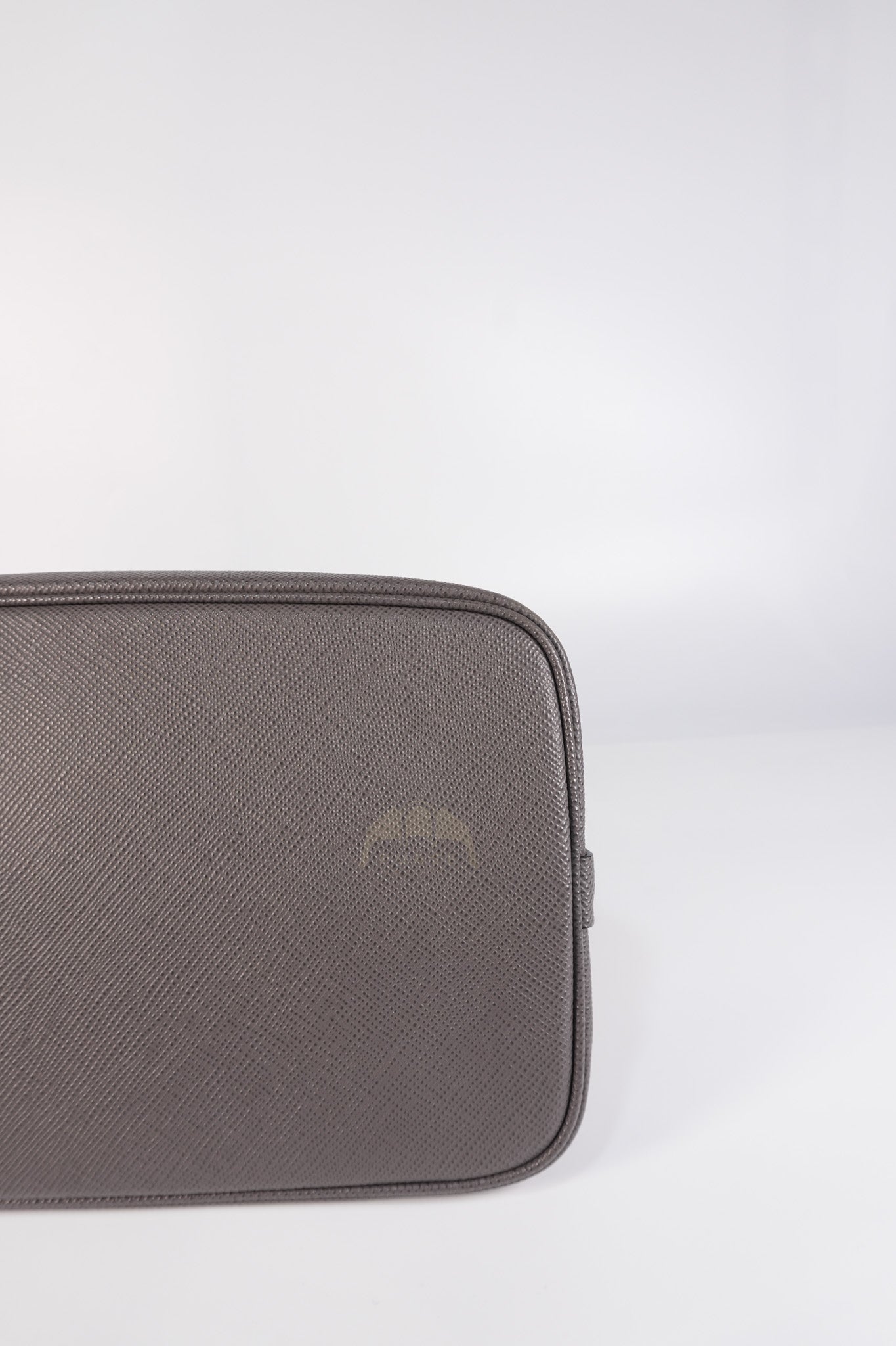 Matinee in Gray Saffiano Shoulder Bag