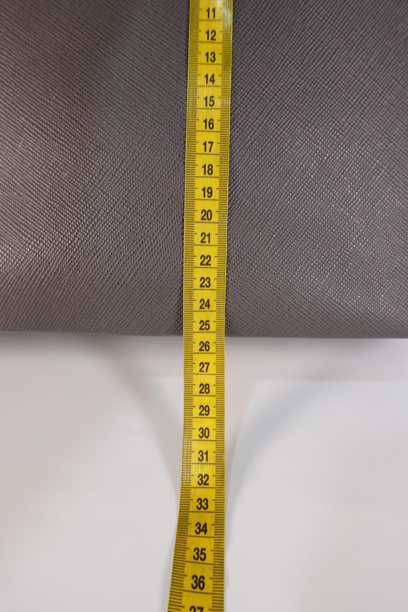 Matinee in Gray Saffiano Shoulder Bag