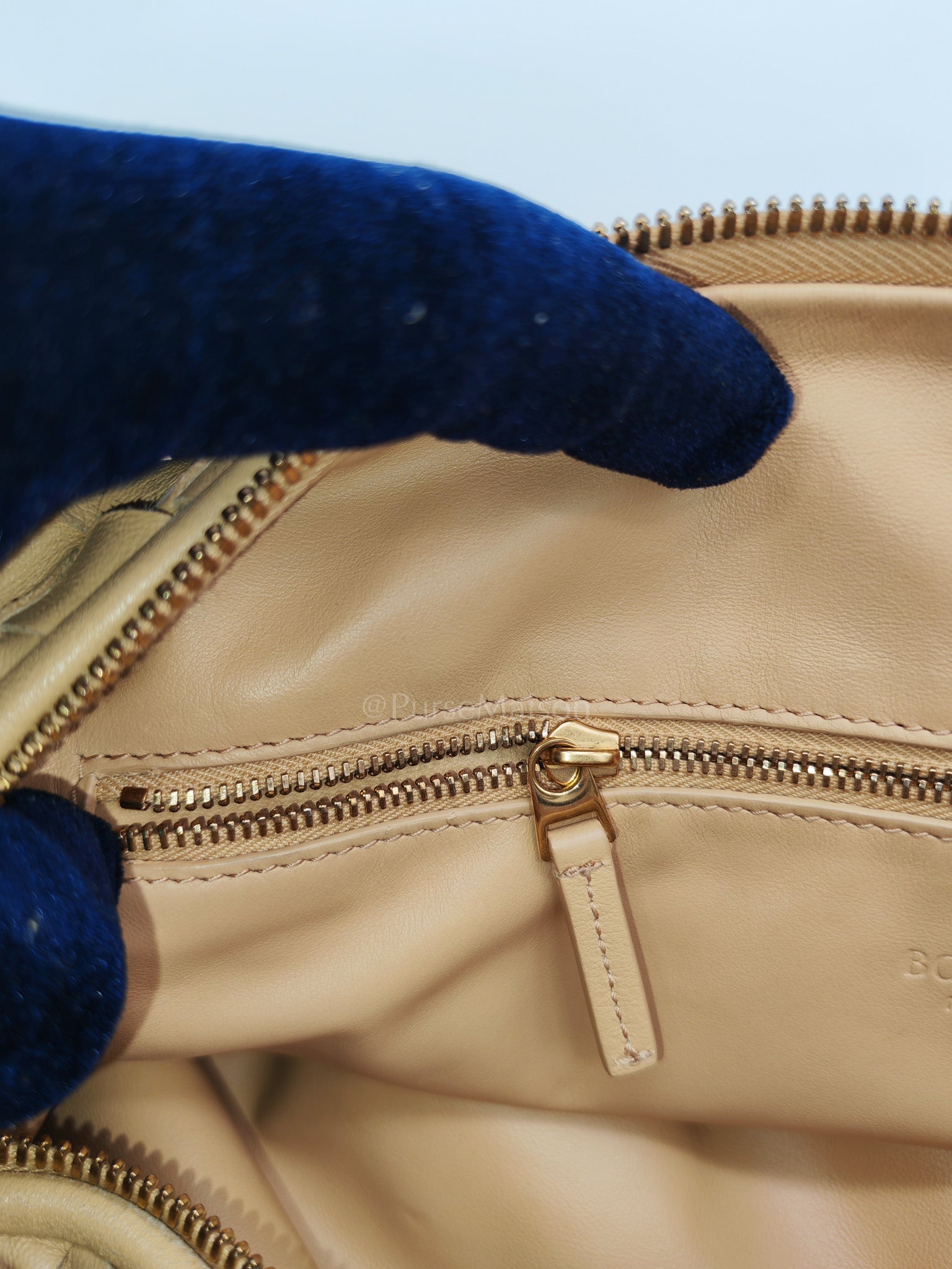 Jodie Medium in Beige Intrecciato Woven Leather Shoulder Bag | Purse Maison Luxury Bags Shop