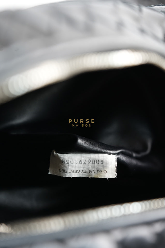 Jodie Medium in Black Intrecciato Leather | Purse Maison Luxury Bags Shop