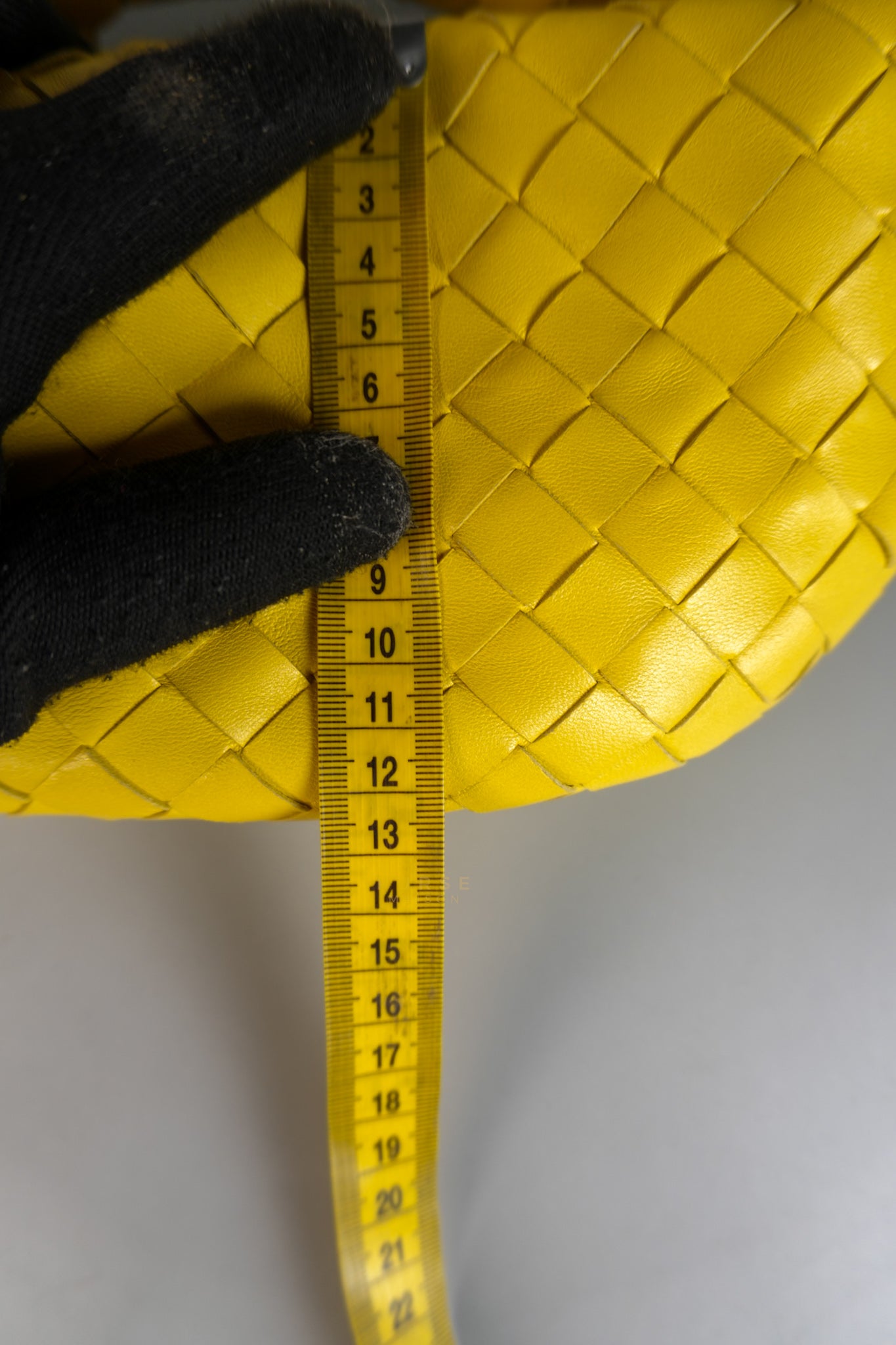 Jodie Mini Yellow Intrecciato Leather Handbag | Purse Maison Luxury Bags Shop