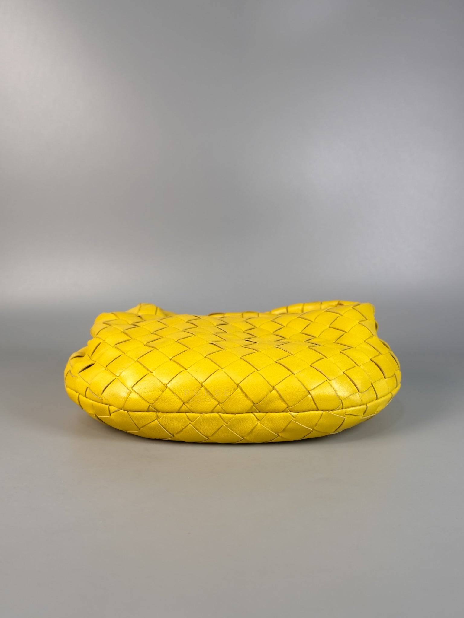 Jodie Mini Yellow Intrecciato Leather Handbag | Purse Maison Luxury Bags Shop
