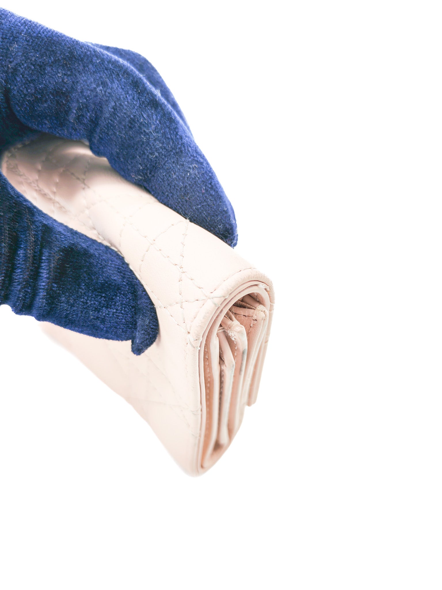 Jolie Hibiscus Powder Pink Trifold Wallet | Purse Maison Luxury Bags Shop