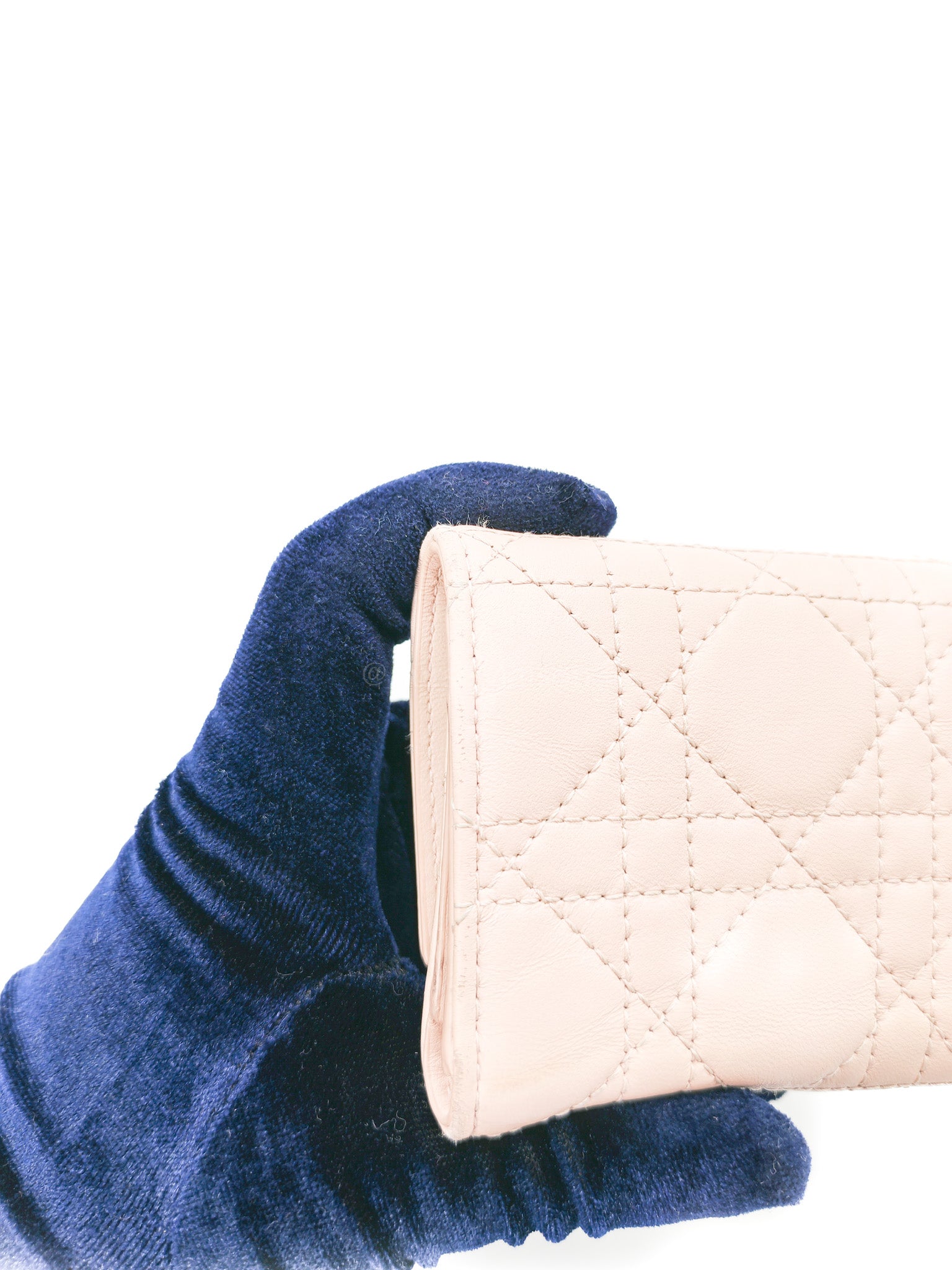 Jolie Hibiscus Powder Pink Trifold Wallet | Purse Maison Luxury Bags Shop