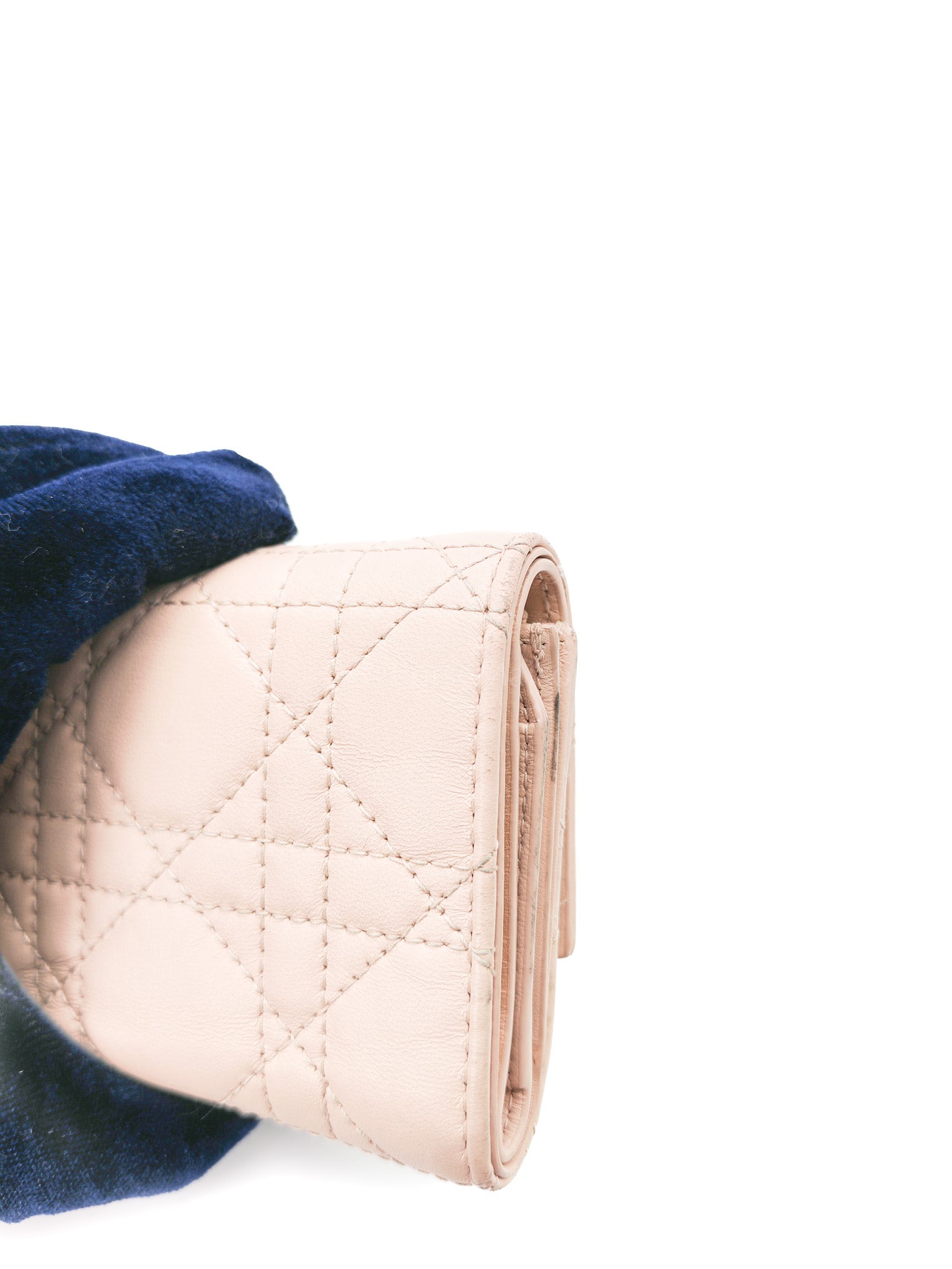 Jolie Hibiscus Powder Pink Trifold Wallet | Purse Maison Luxury Bags Shop