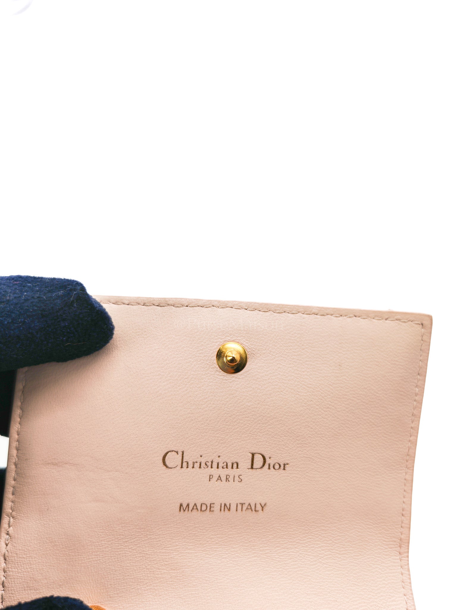 Jolie Hibiscus Powder Pink Trifold Wallet | Purse Maison Luxury Bags Shop