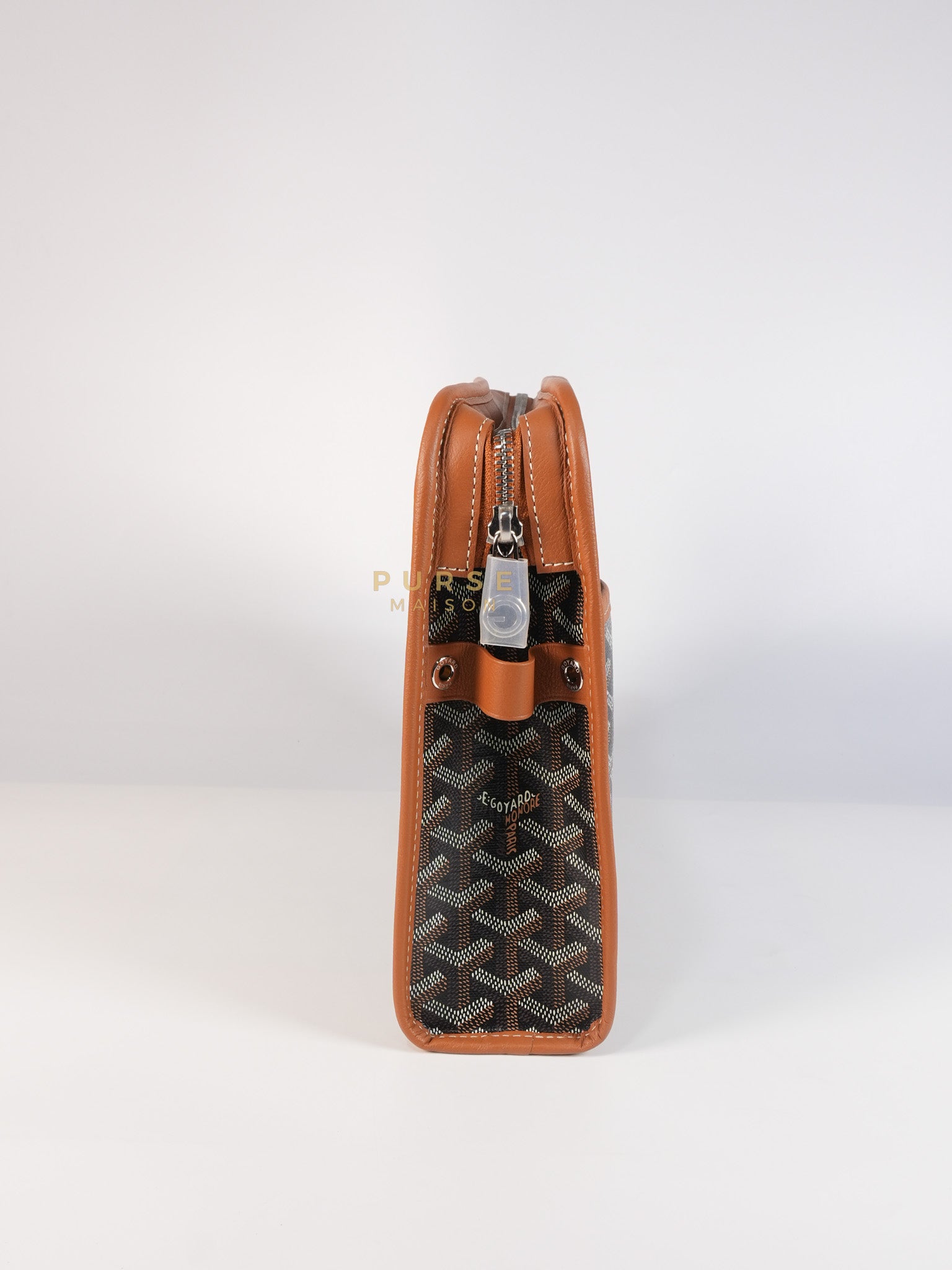 Jouvence in Tan Goyardine Canvas | Purse Maison Luxury Bags Shop