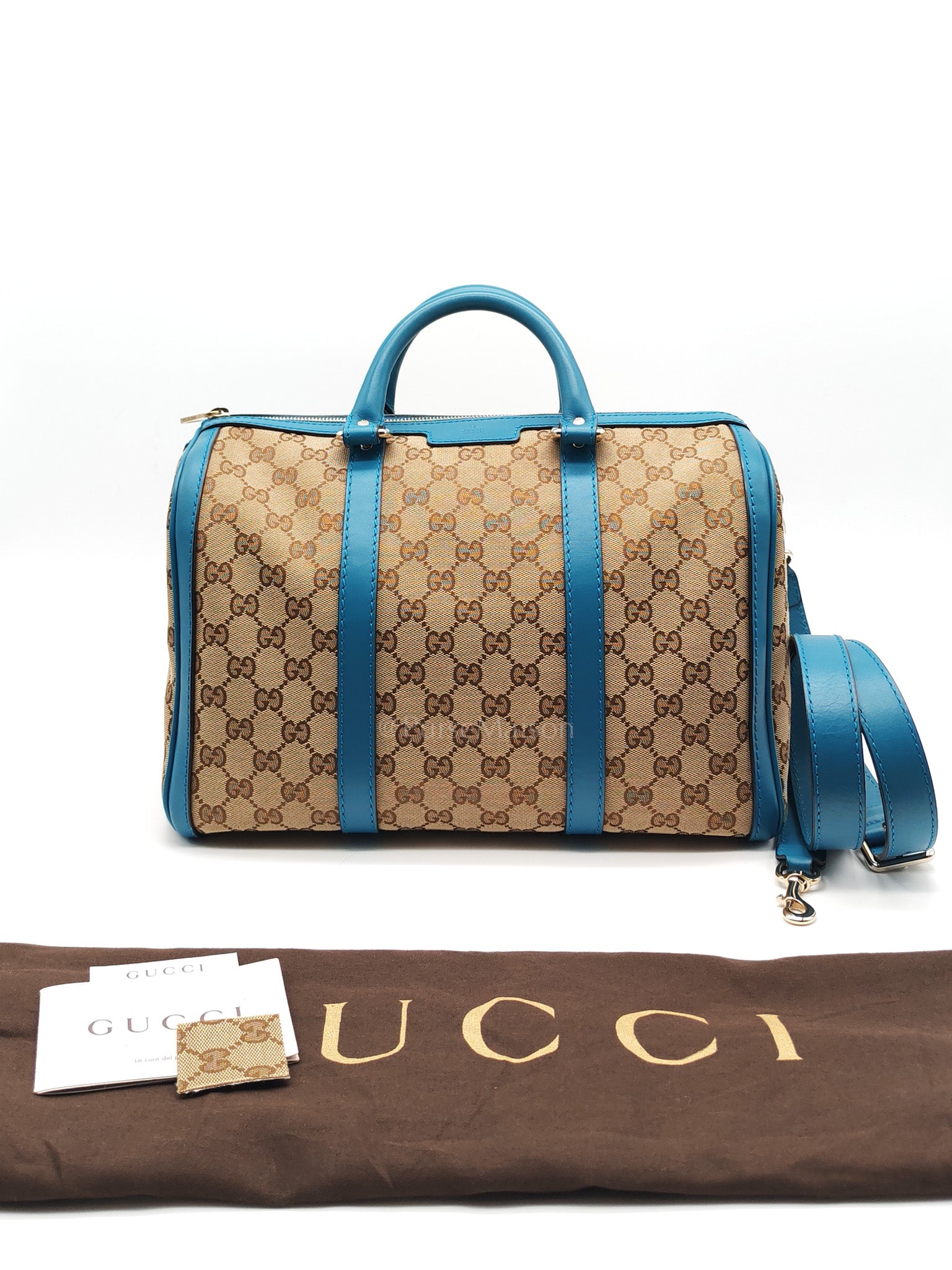 Joy Boston Bag in GG Canvas | Purse Maison Luxury Bags Shop