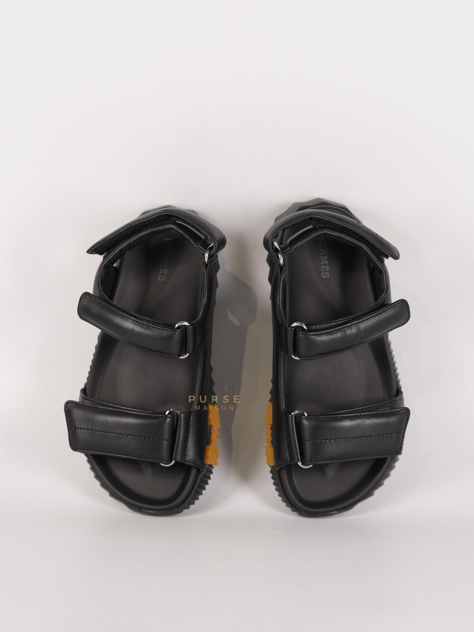 Junior Noir Sandals Size 36 EU (22.5cm) | Purse Maison Luxury Bags Shop