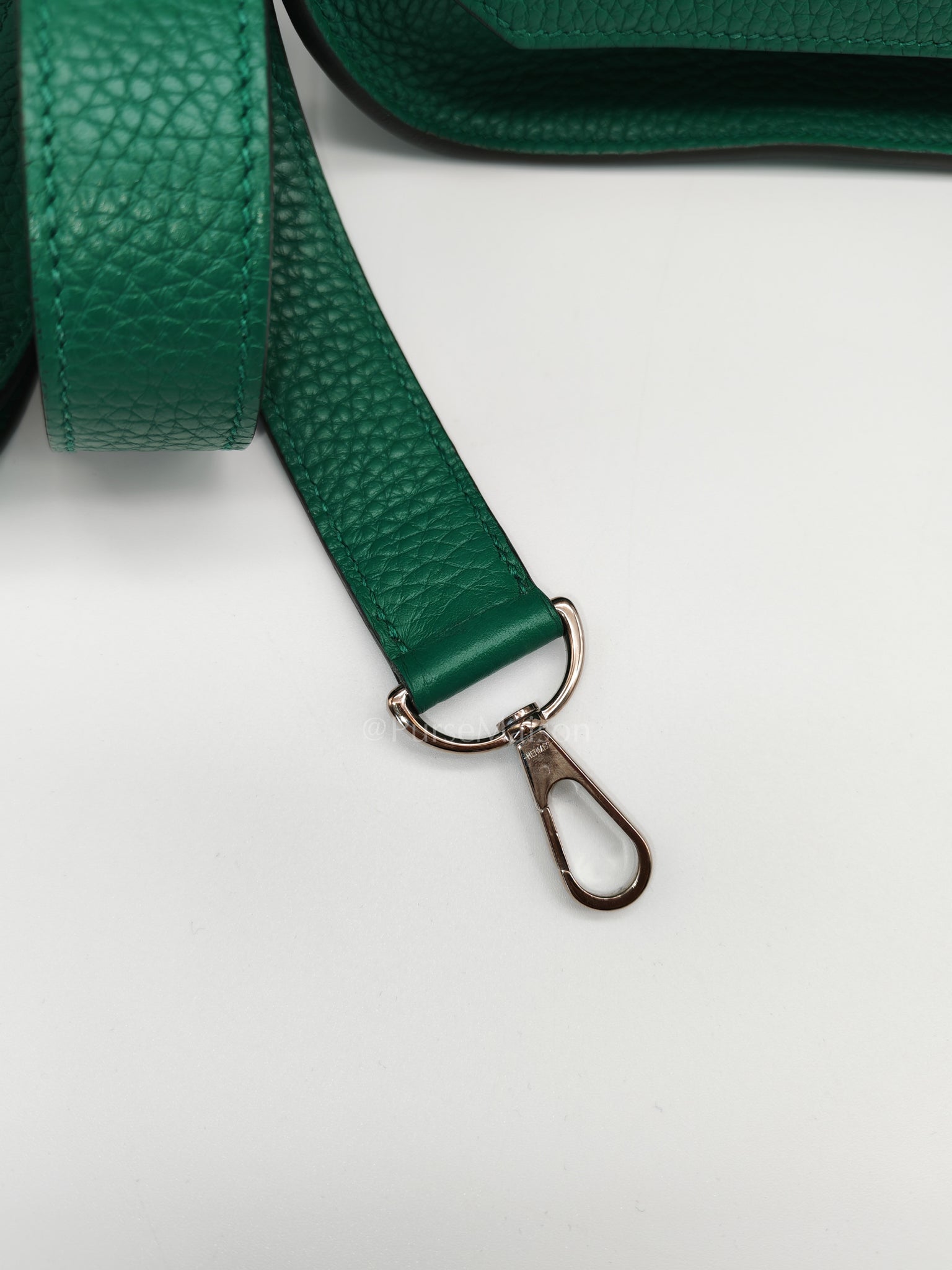 Jypsiere 26 in Vert Cypress Clemence Leather & Palladium Hardware Stamp A(2017) | Purse Maison Luxury Bags Shop