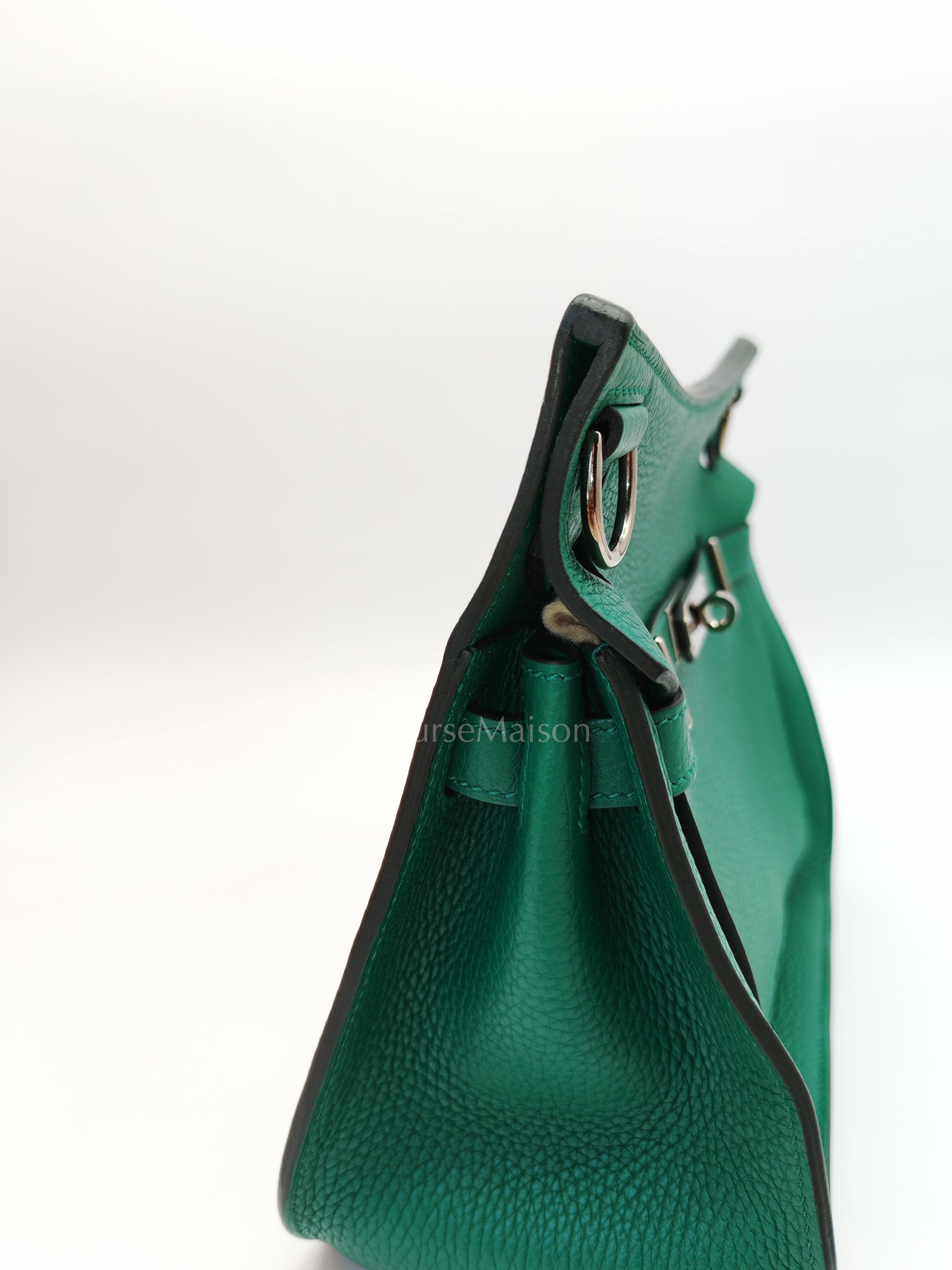 Jypsiere 26 in Vert Cypress Clemence Leather & Palladium Hardware Stamp A(2017) | Purse Maison Luxury Bags Shop