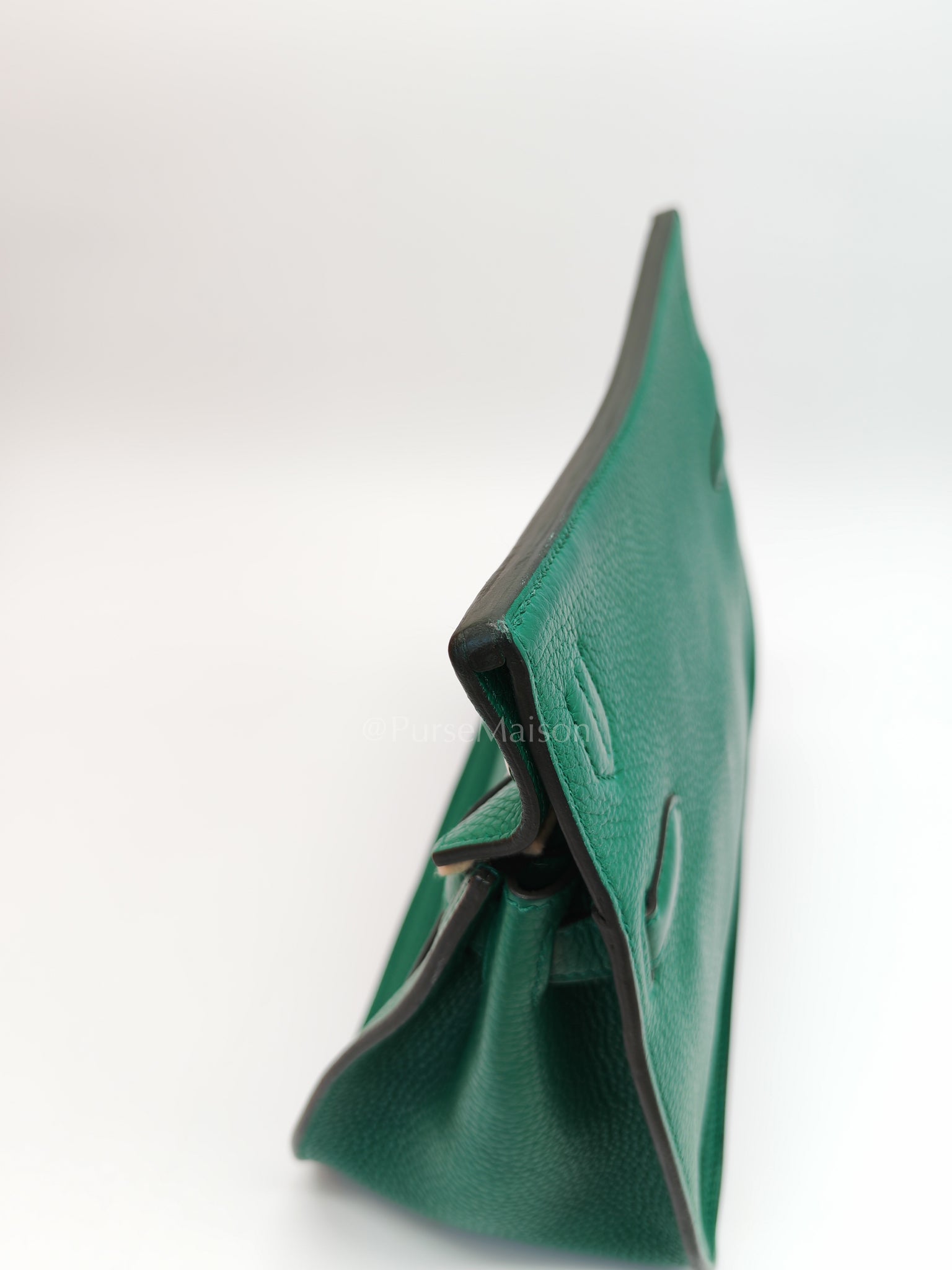 Jypsiere 26 in Vert Cypress Clemence Leather & Palladium Hardware Stamp A(2017) | Purse Maison Luxury Bags Shop