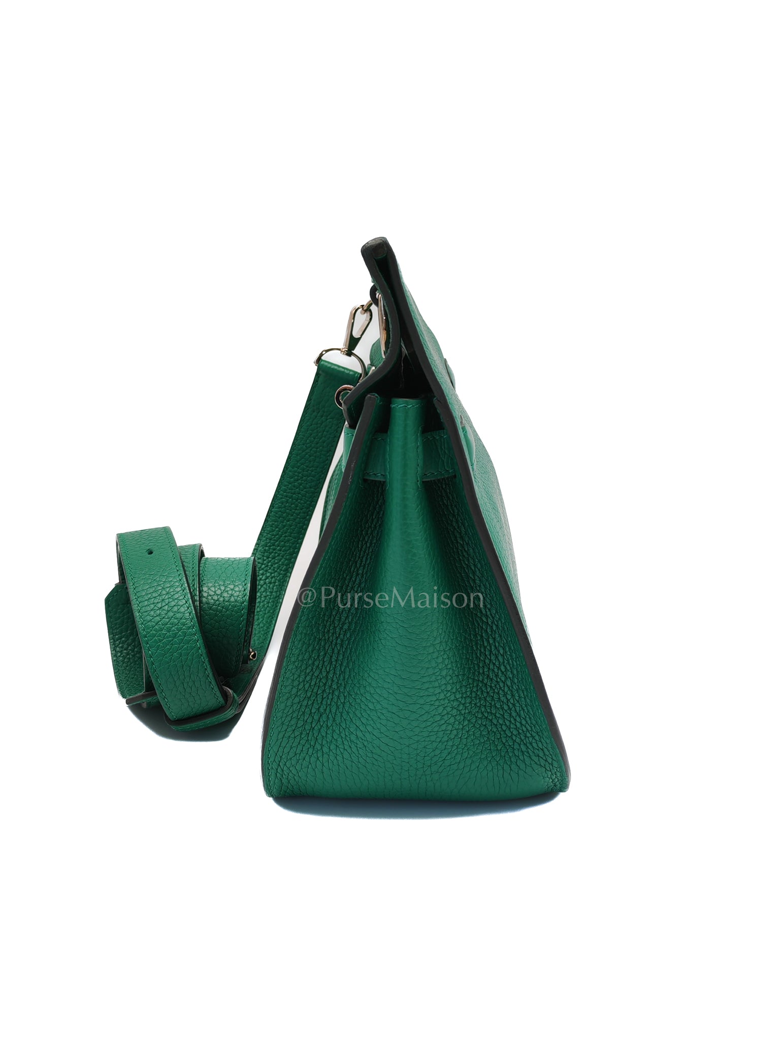 Jypsiere 26 in Vert Cypress Clemence Leather & Palladium Hardware Stamp A(2017) | Purse Maison Luxury Bags Shop