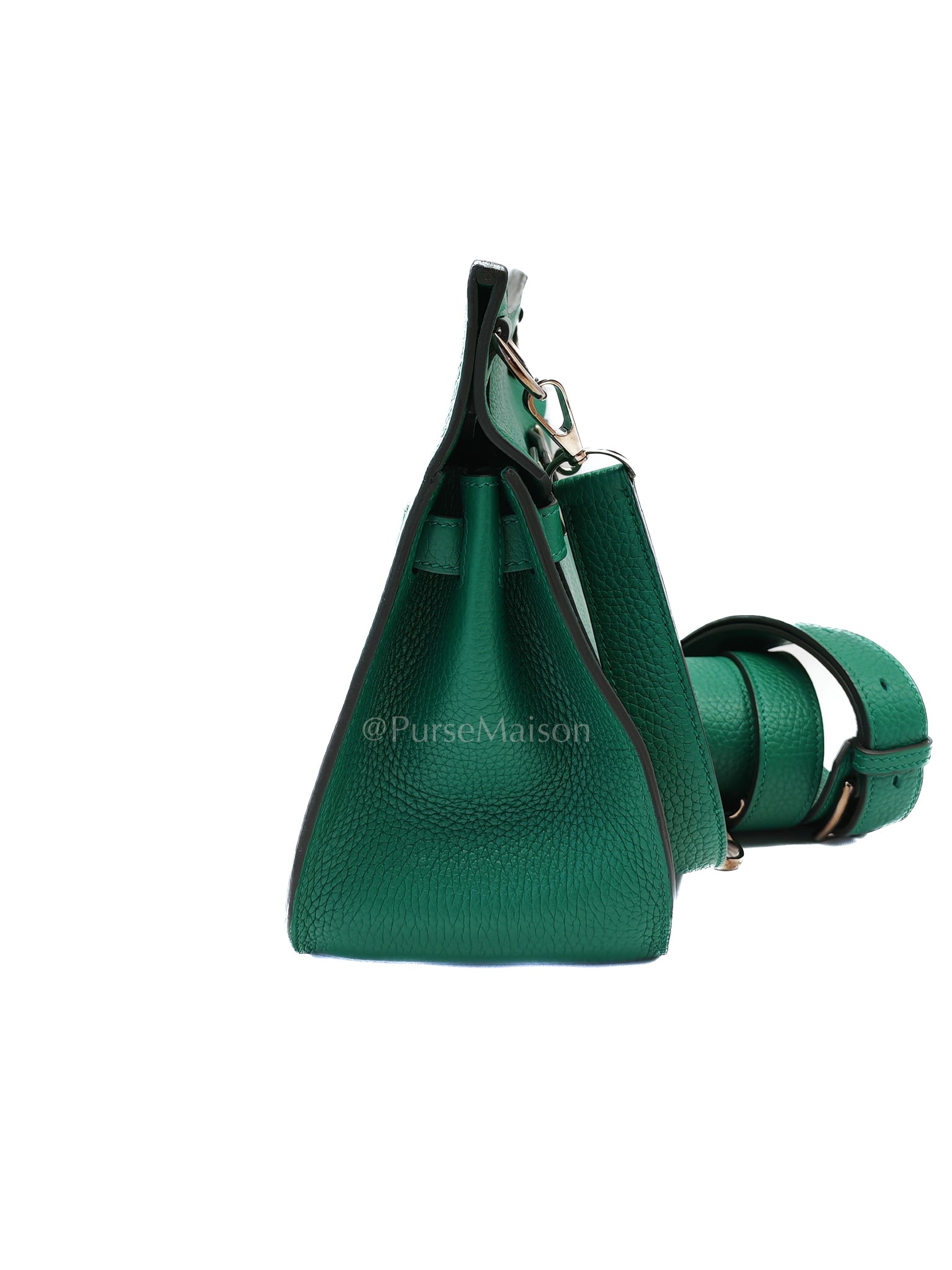 Jypsiere 26 in Vert Cypress Clemence Leather & Palladium Hardware Stamp A(2017) | Purse Maison Luxury Bags Shop