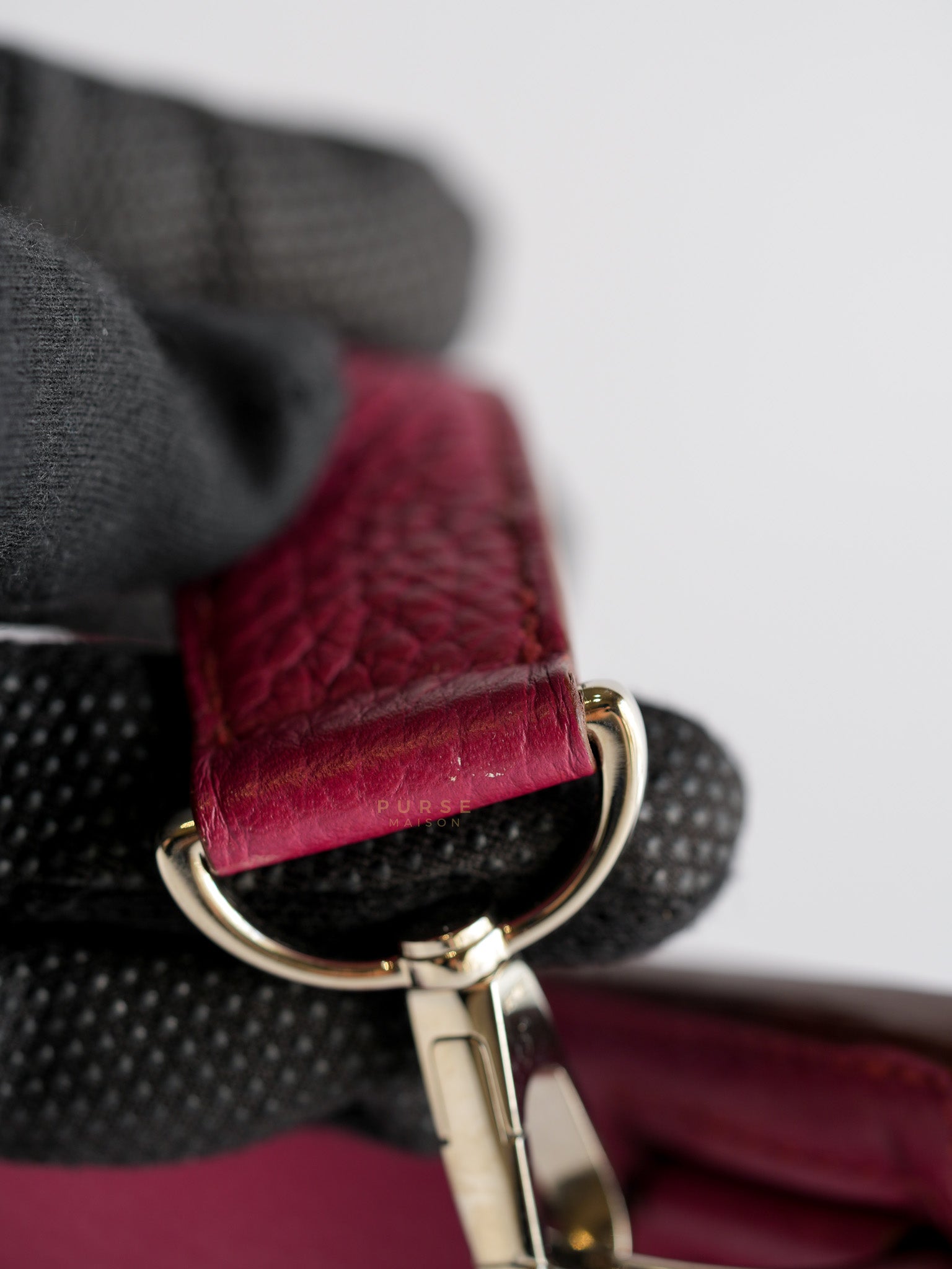 Jypsiere 28 Rubis in Clemence Leather and Palladium Hardware Stamp T (2015) | Purse Maison Luxury Bags Shop